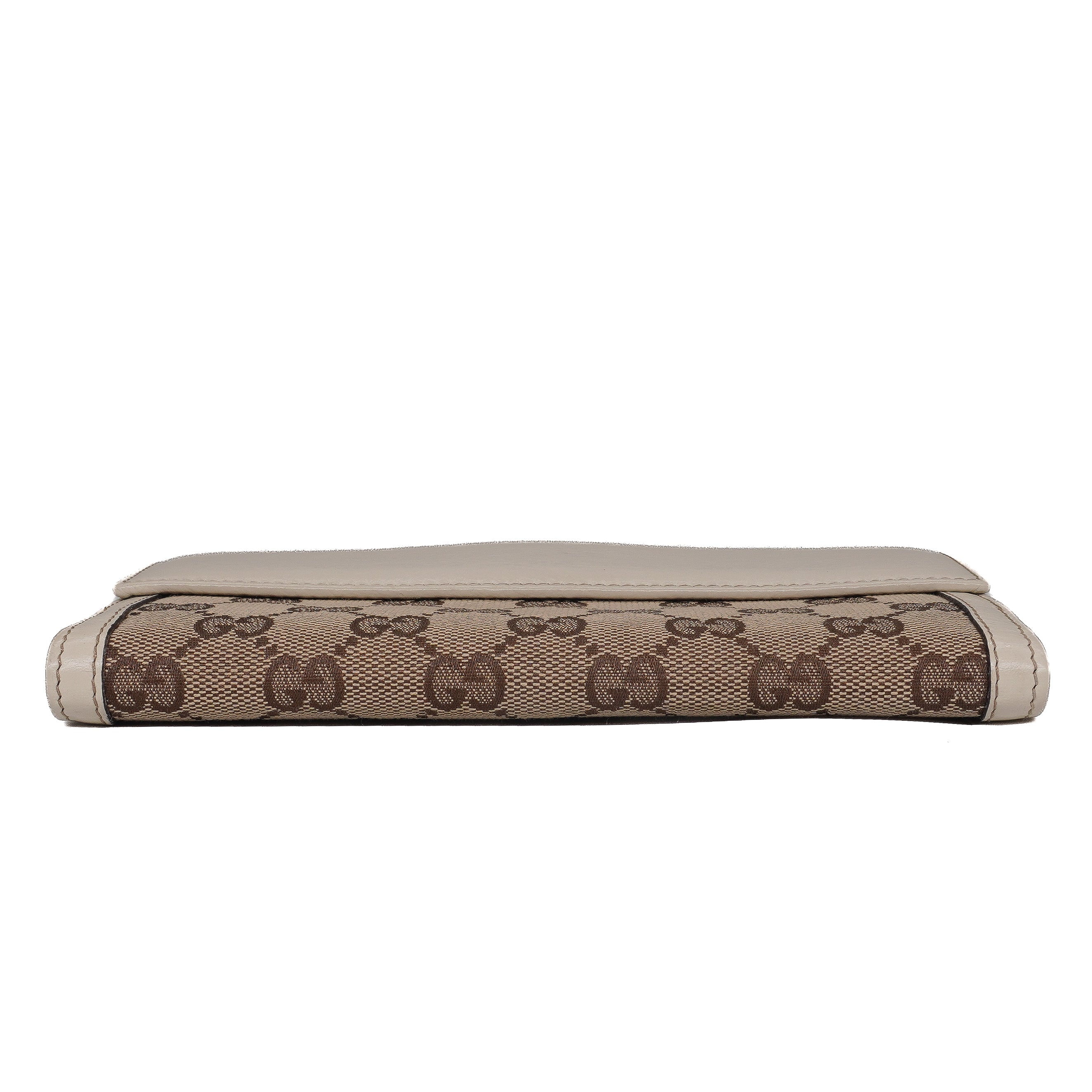 Gucci GG Original Canvas G Bit Continental Wallet