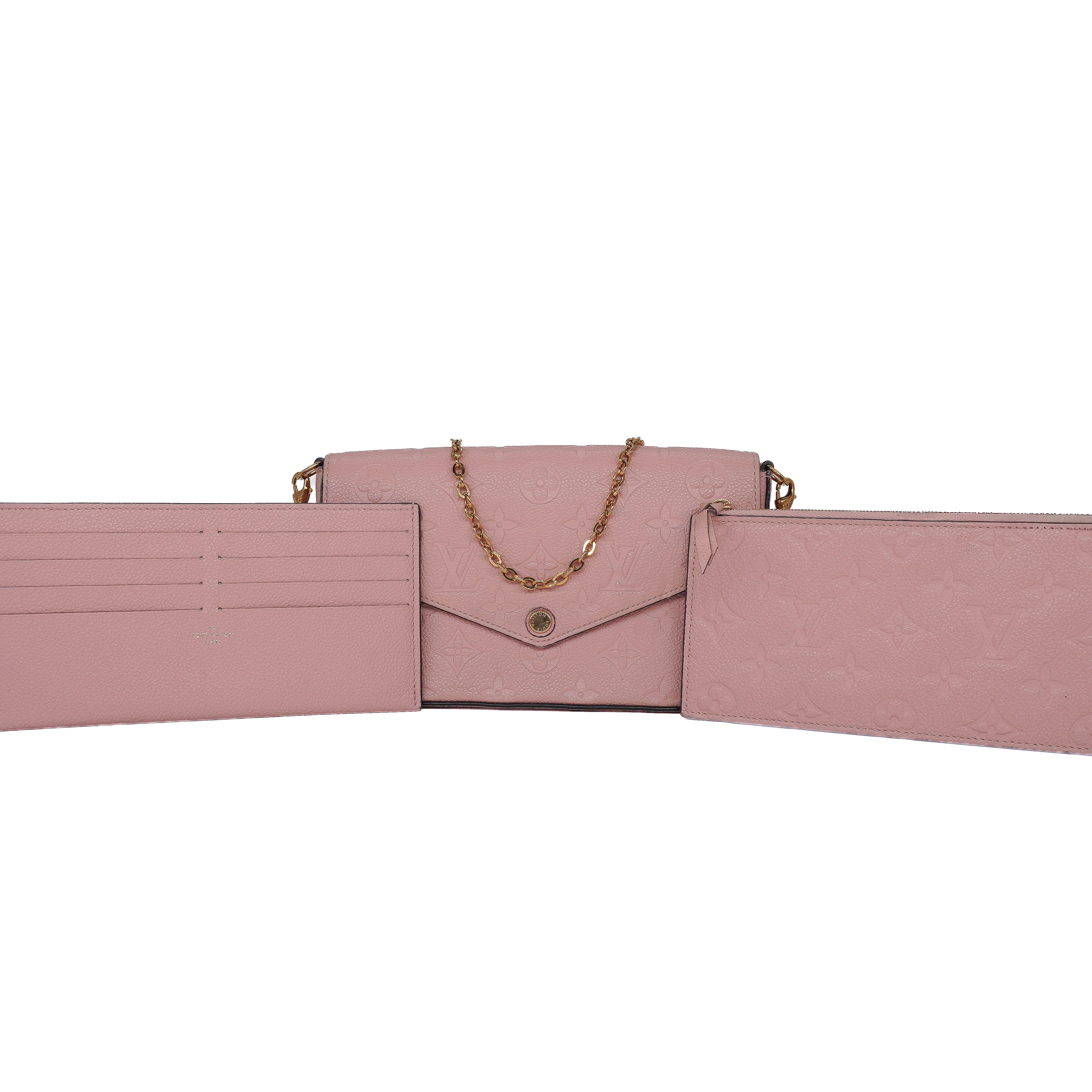 Louis Vuitton Pink Empreinte Pochette Felicie