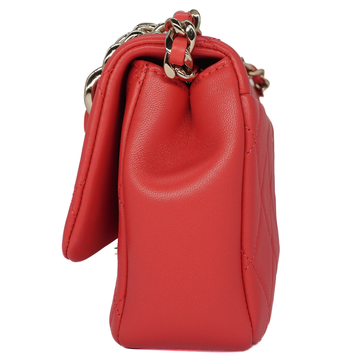 Chanel Elegant Chain Small Flap Bag Lambskin Pink
