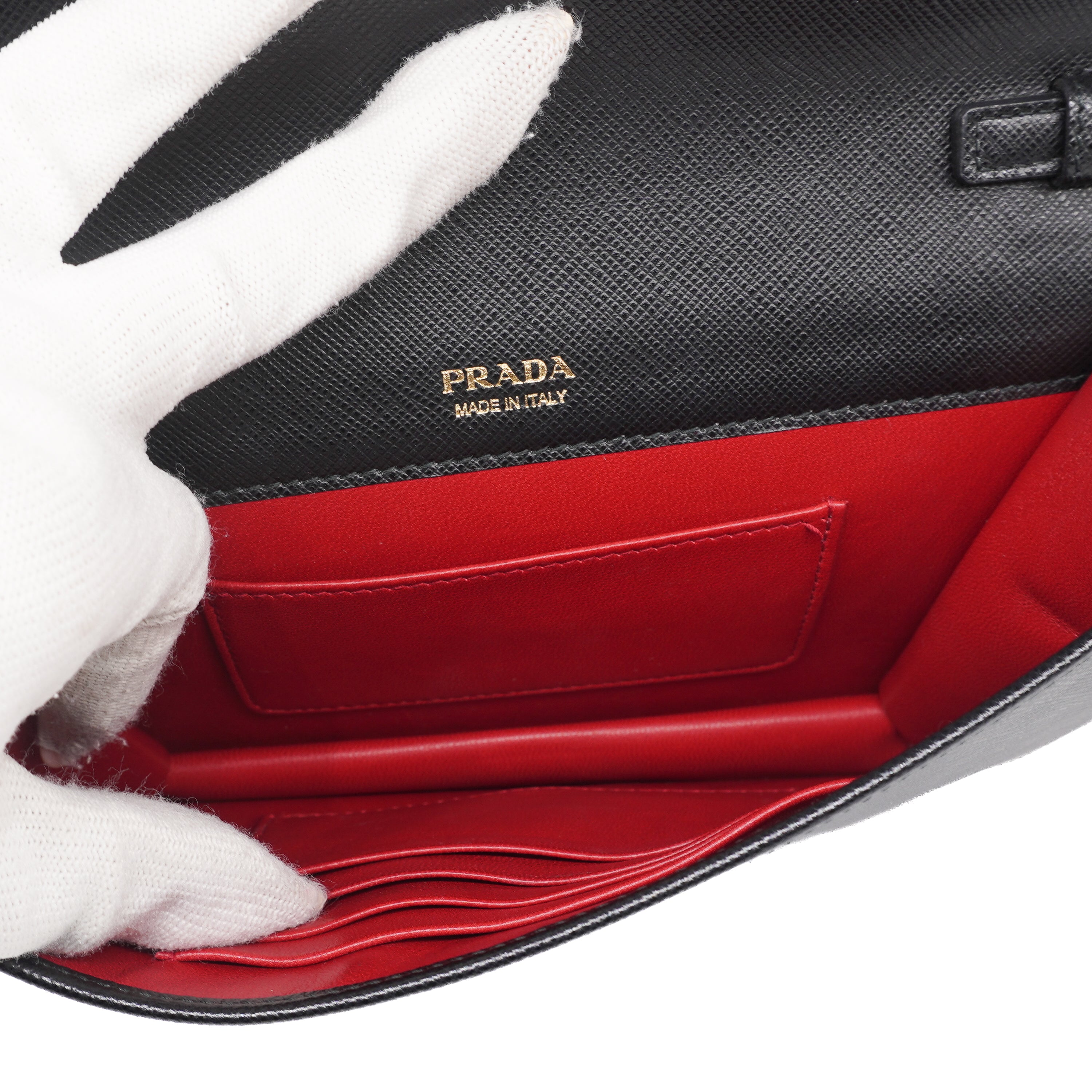 Prada Saffiano Lux Small Bandoliera