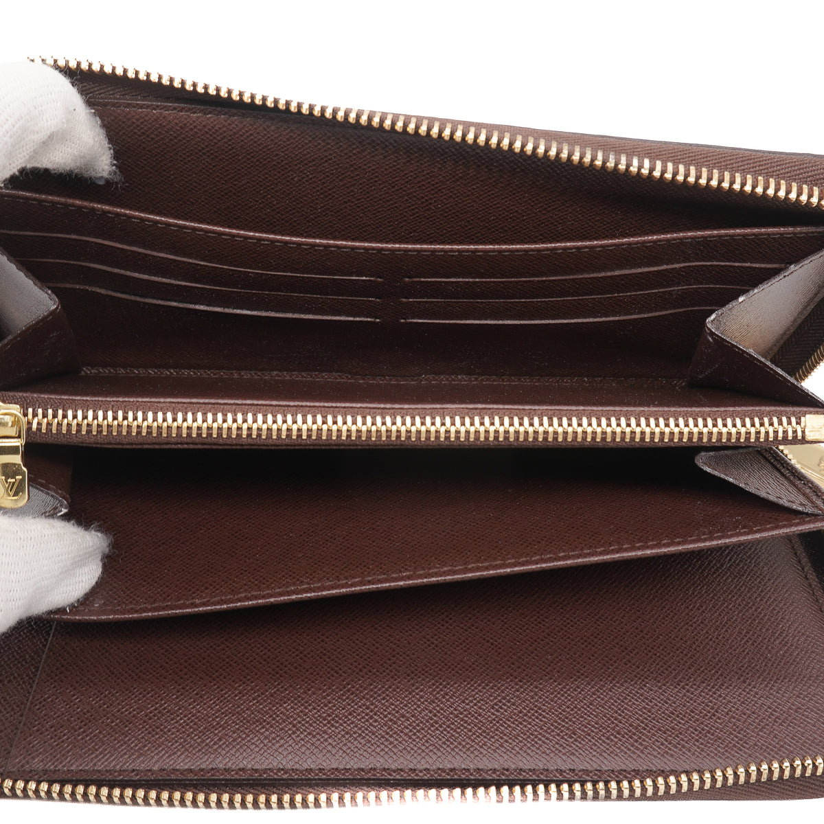 Louis Vuitton Zippy Organizer Damier Ebene