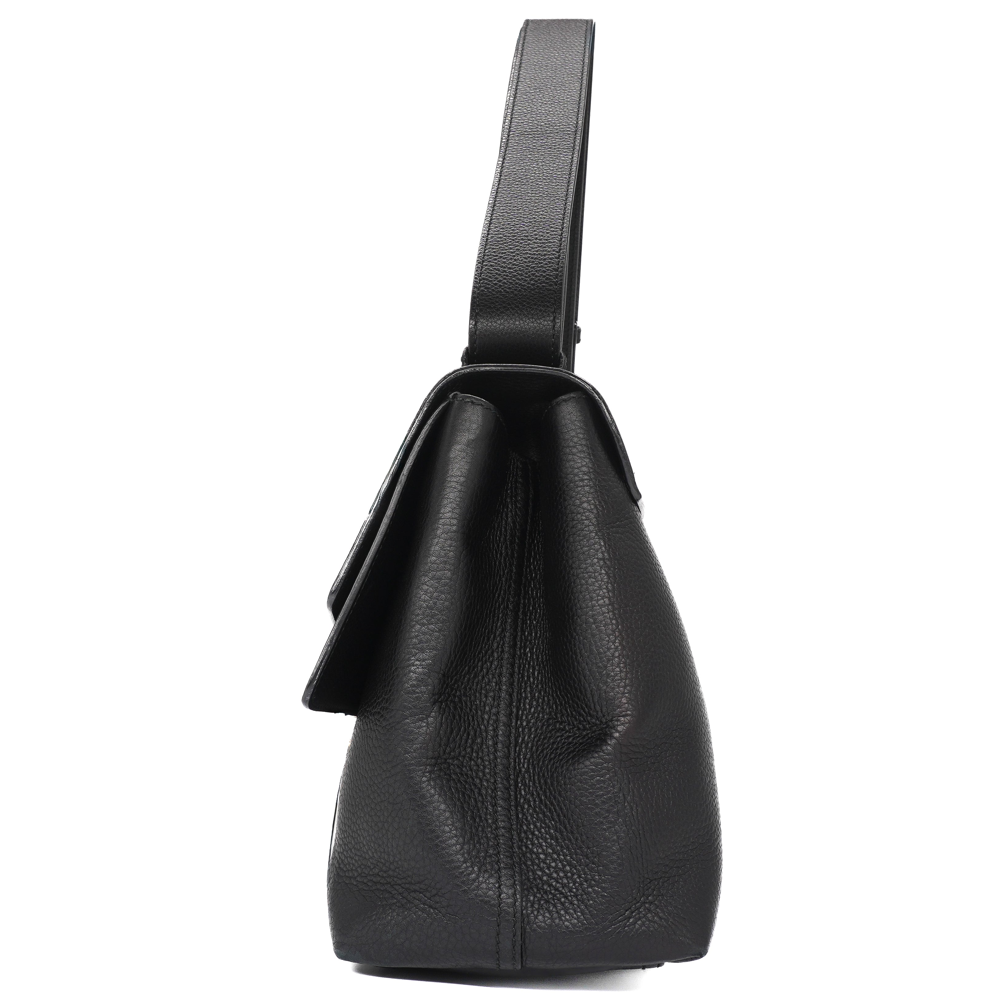 Gucci Pebbled Calfskin GG Marmont Large Flap Bag
