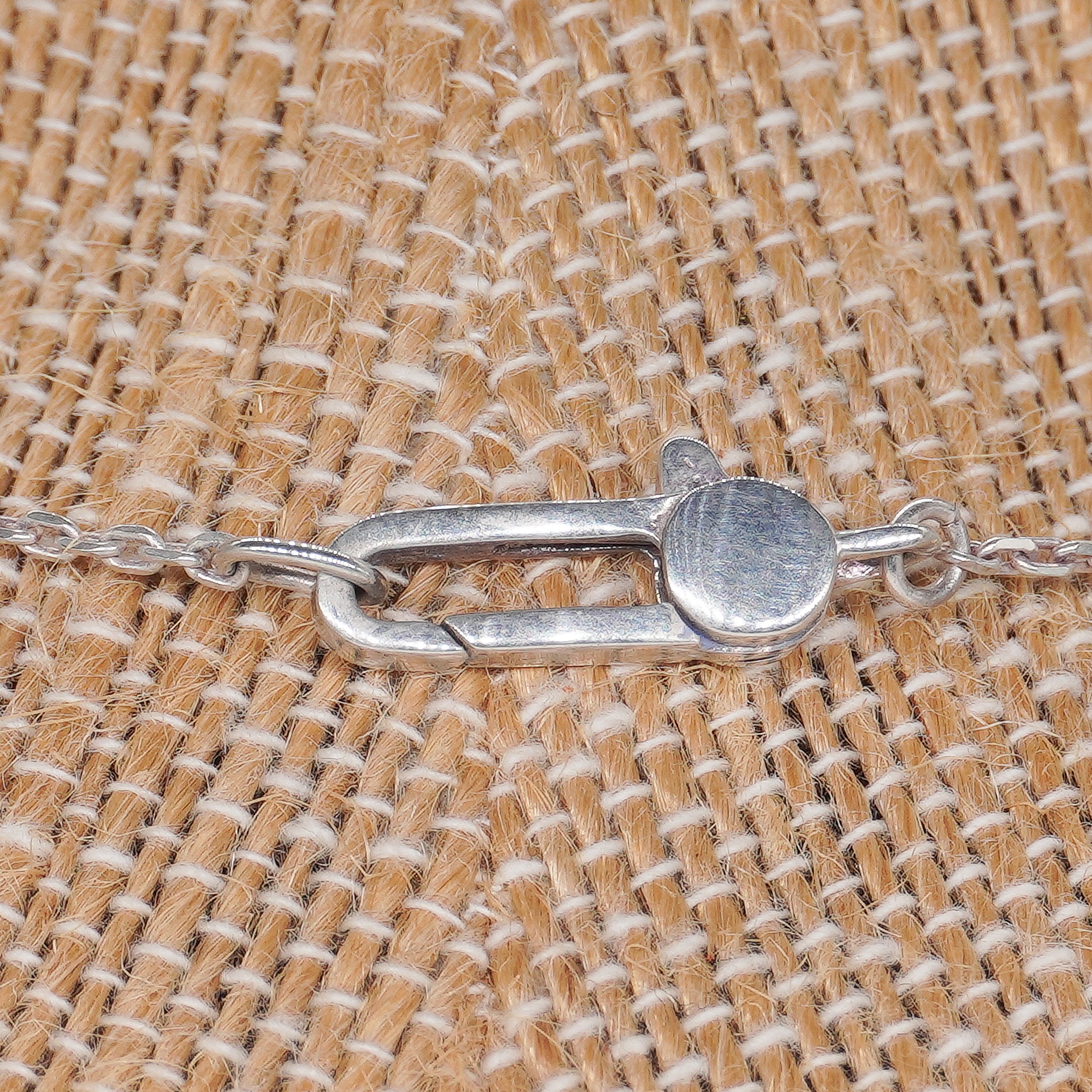 Gucci Sterling Silver Square Pendant Necklace