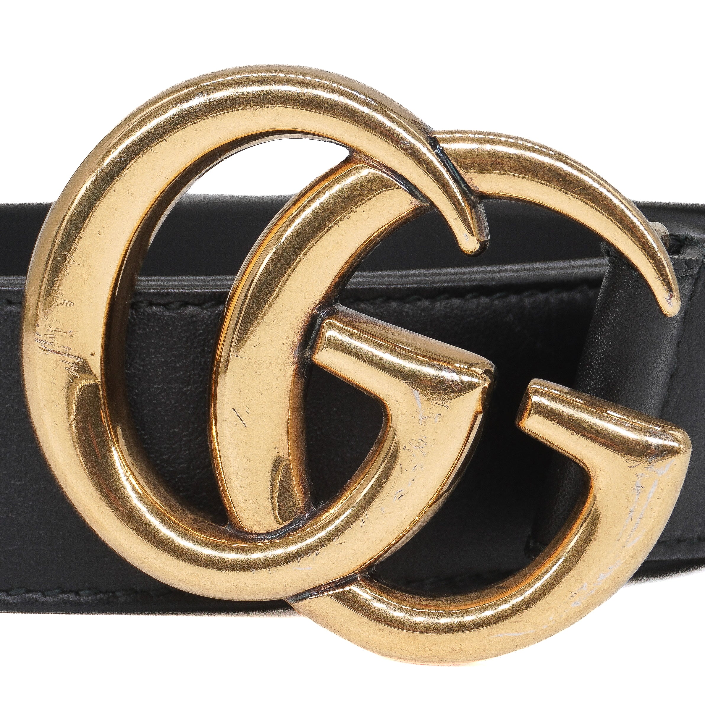 Gucci Black Marmont Belt