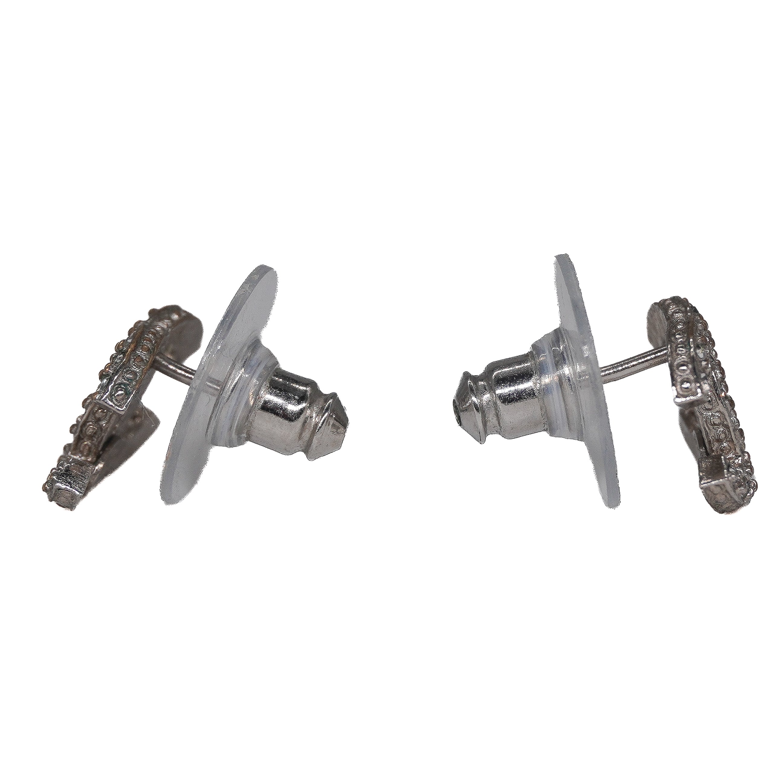 Chanel Crystal CC Small Stud Earrings