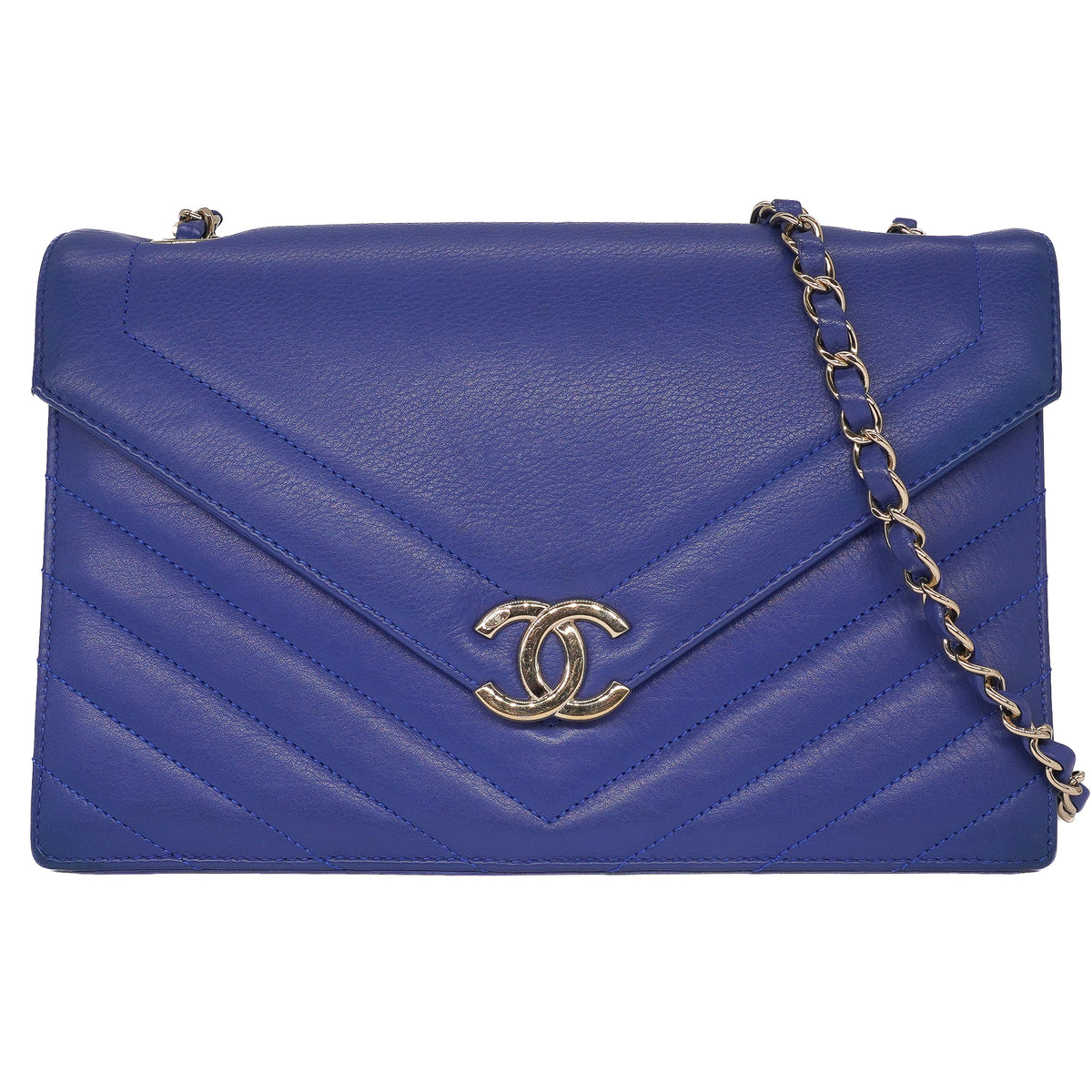 Chanel Chevron Envelope Flap