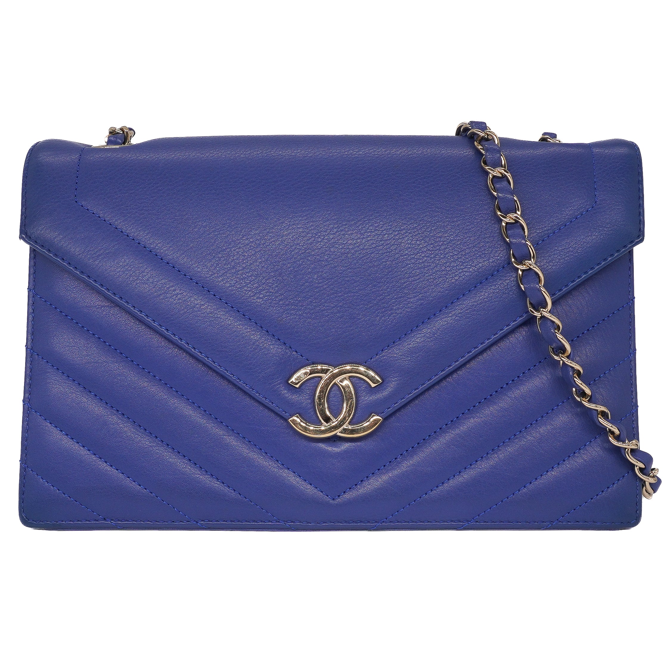 Chanel Chevron Envelope Flap