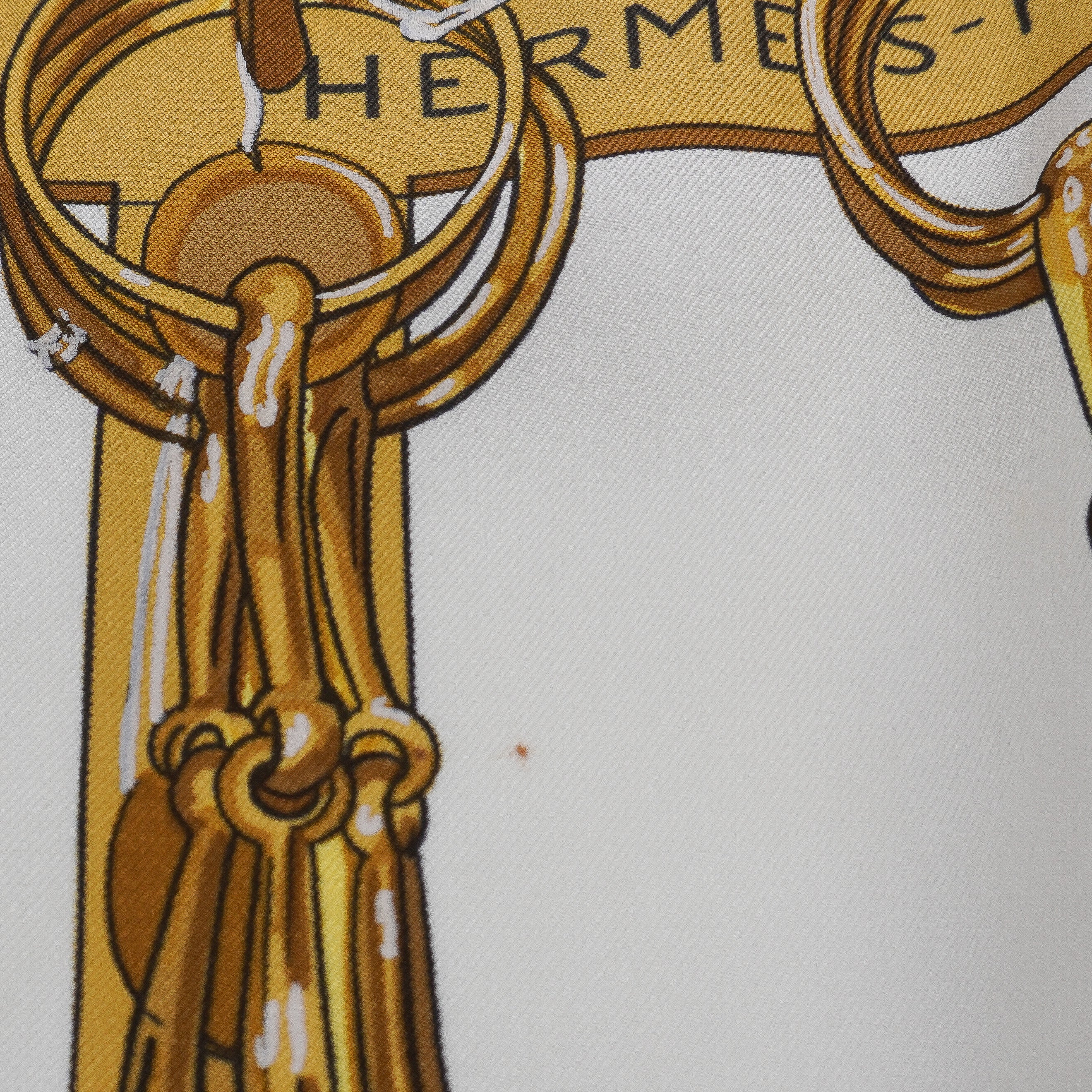 Hermes Mors Et Filets Silk Scarf