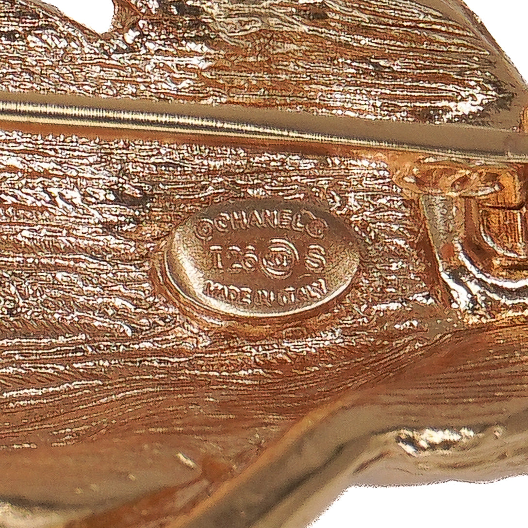 Chanel Wheat Motif Brooch