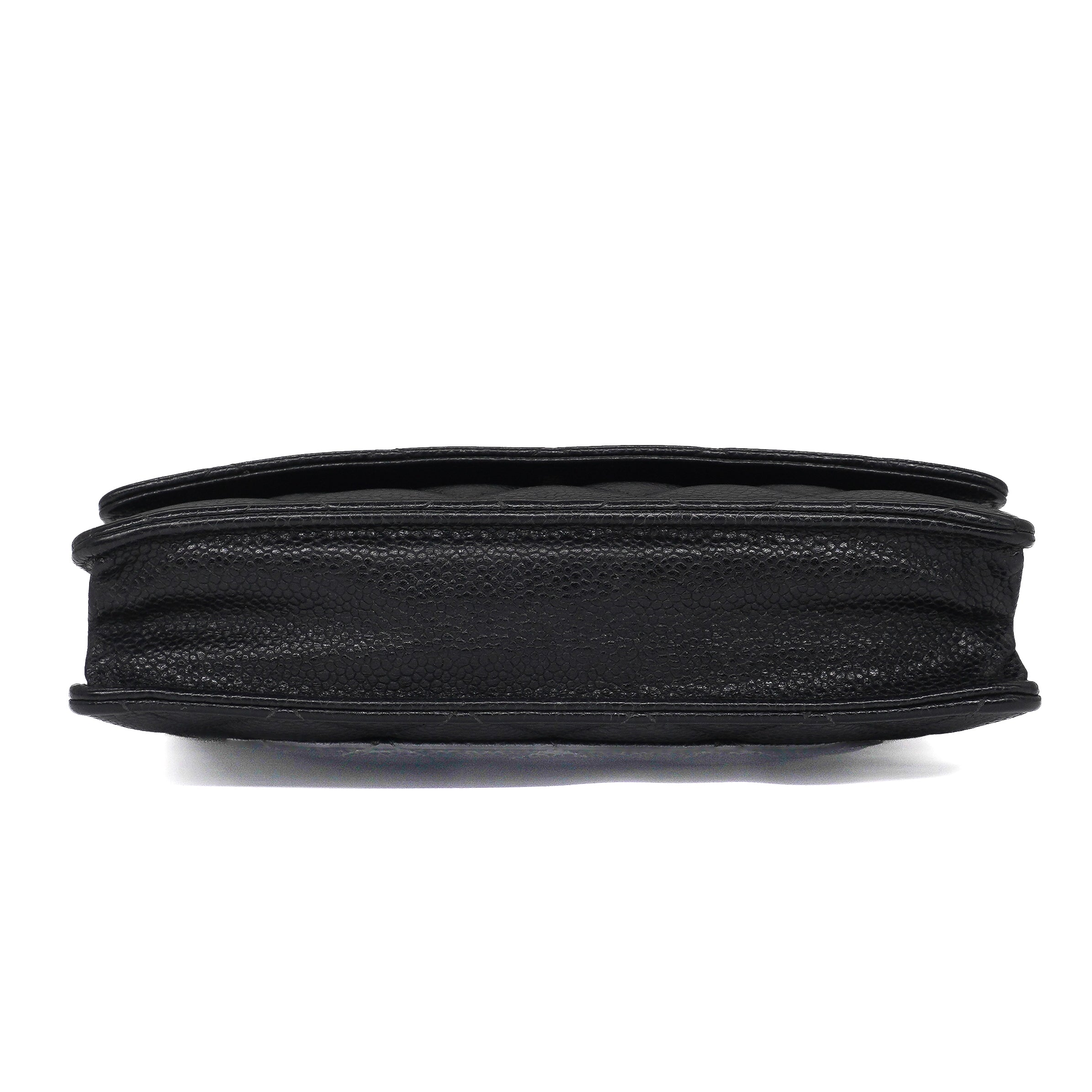 Chanel Quilted Caviar Wallet On Chain
