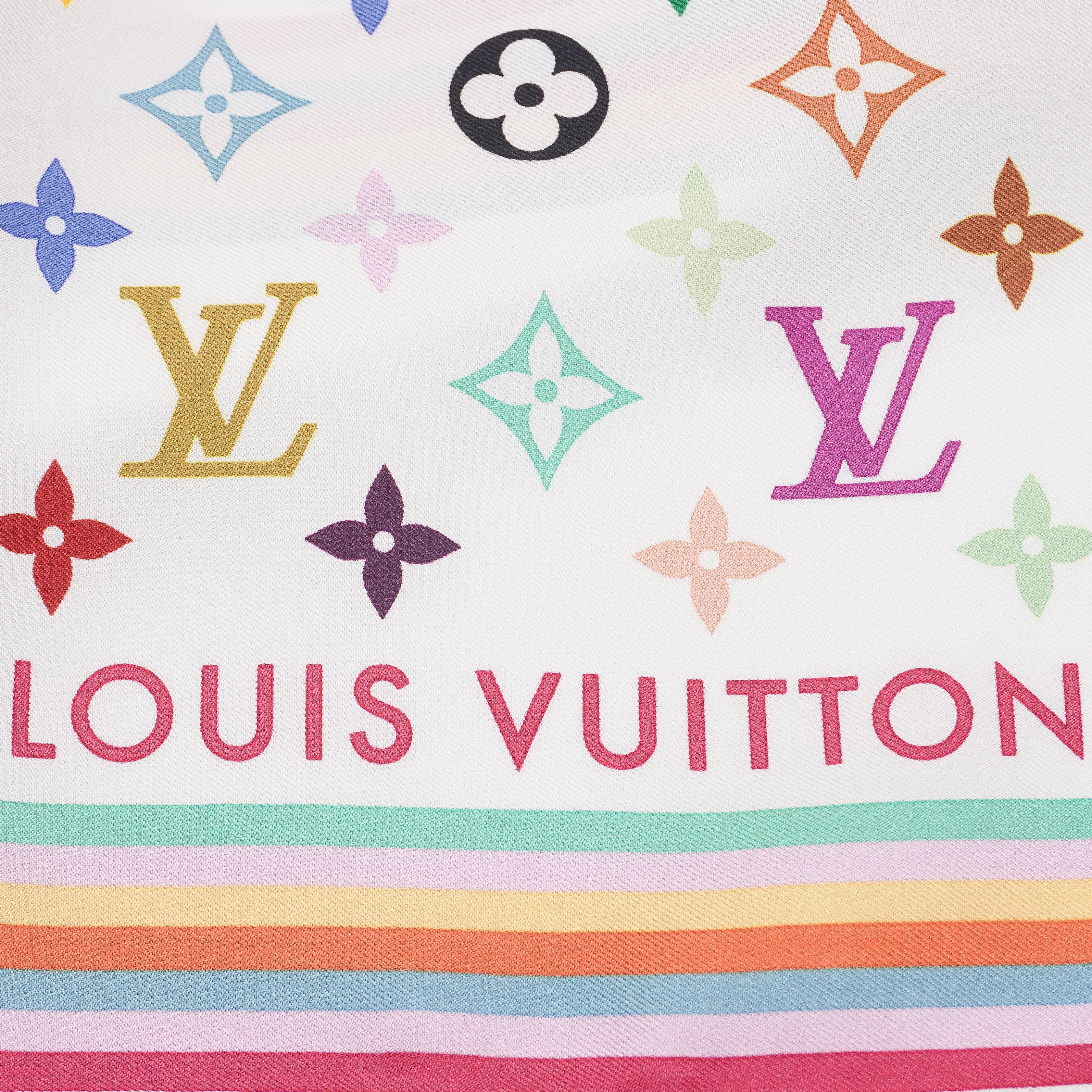 Louis Vuitton Multicolor Square Scarf