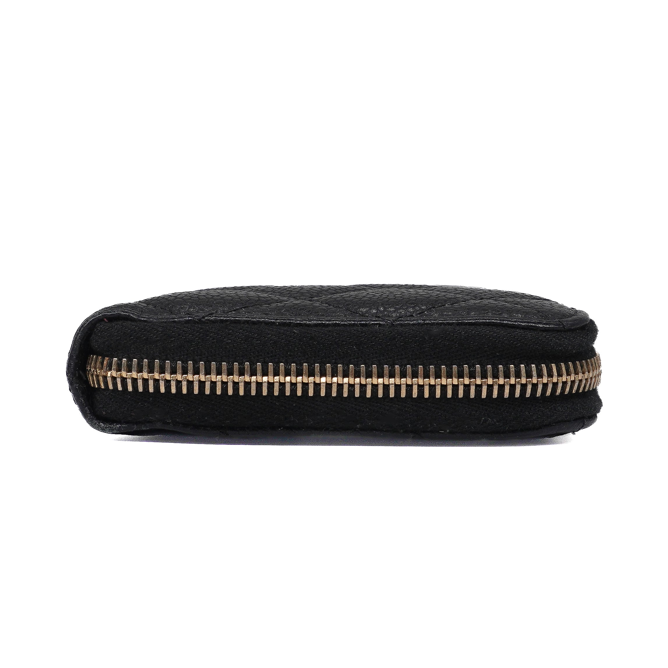 Chanel Large Gusset Zip Around Wallet