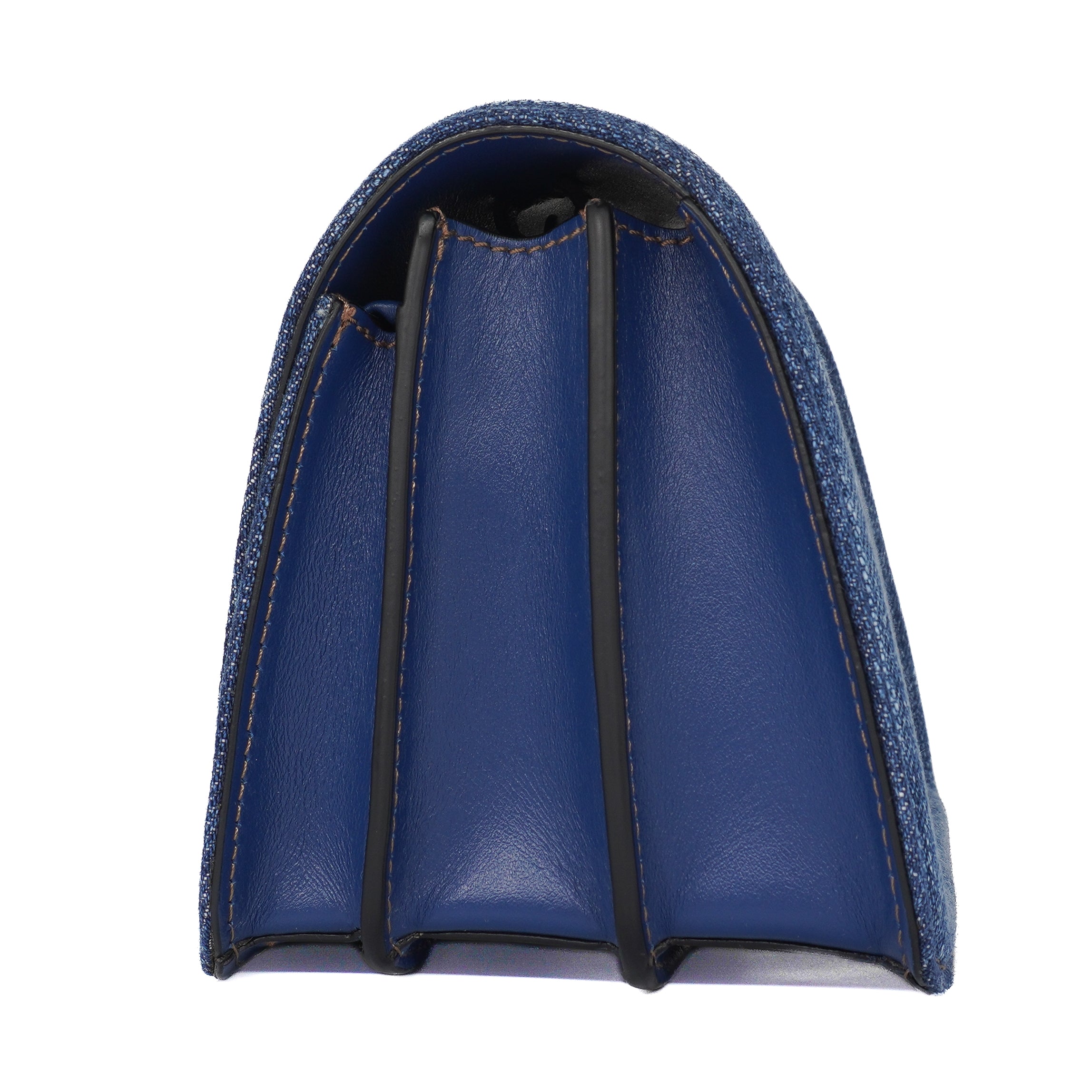 Versace Denim La Medusa Chain Shoulder Bag
