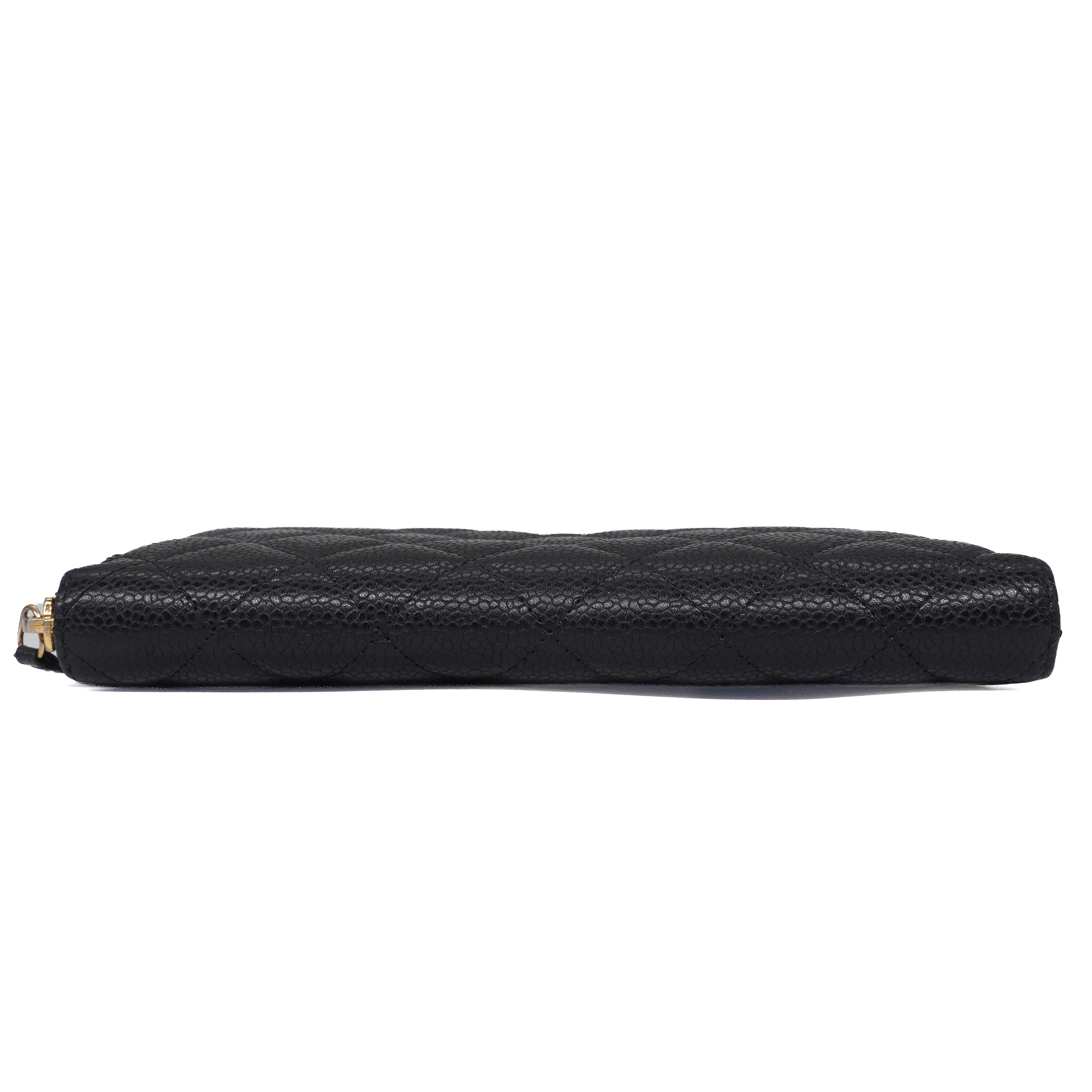 Chanel Large Gusset Zip Around Wallet