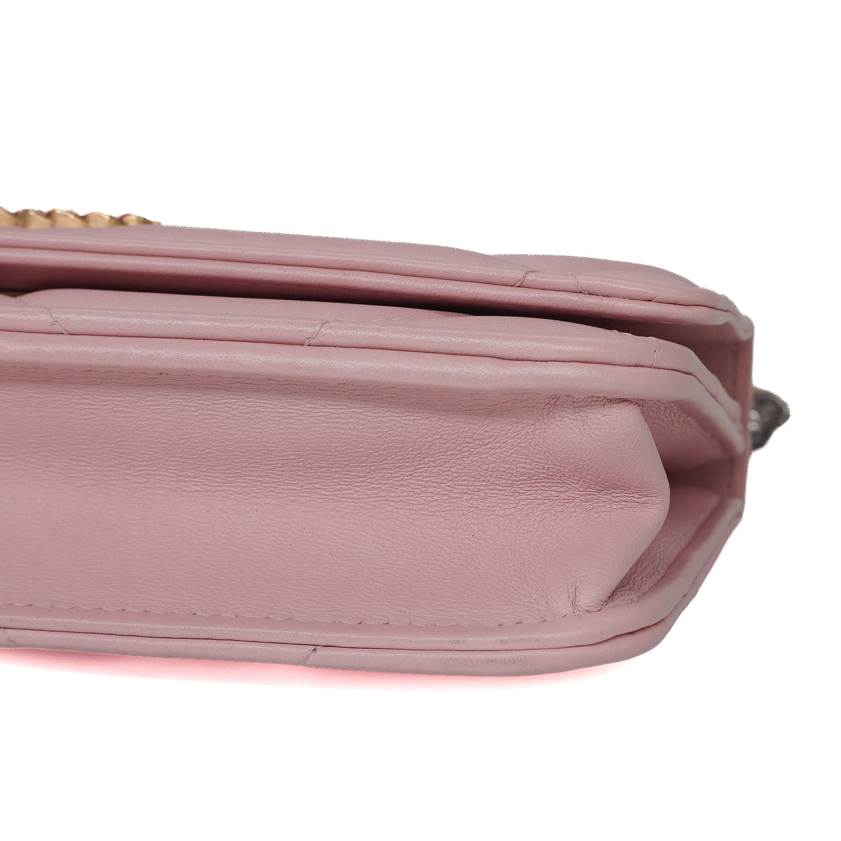 Chanel 19 Wallet on Chain Lambskin Baby Pink