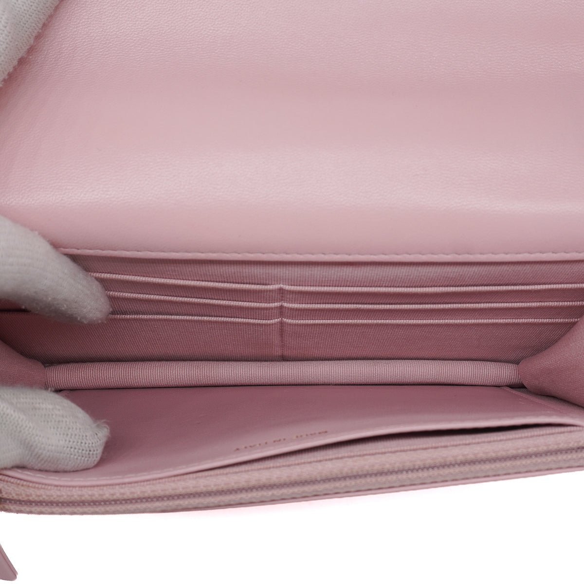 Chanel 19 Wallet on Chain Lambskin Baby Pink