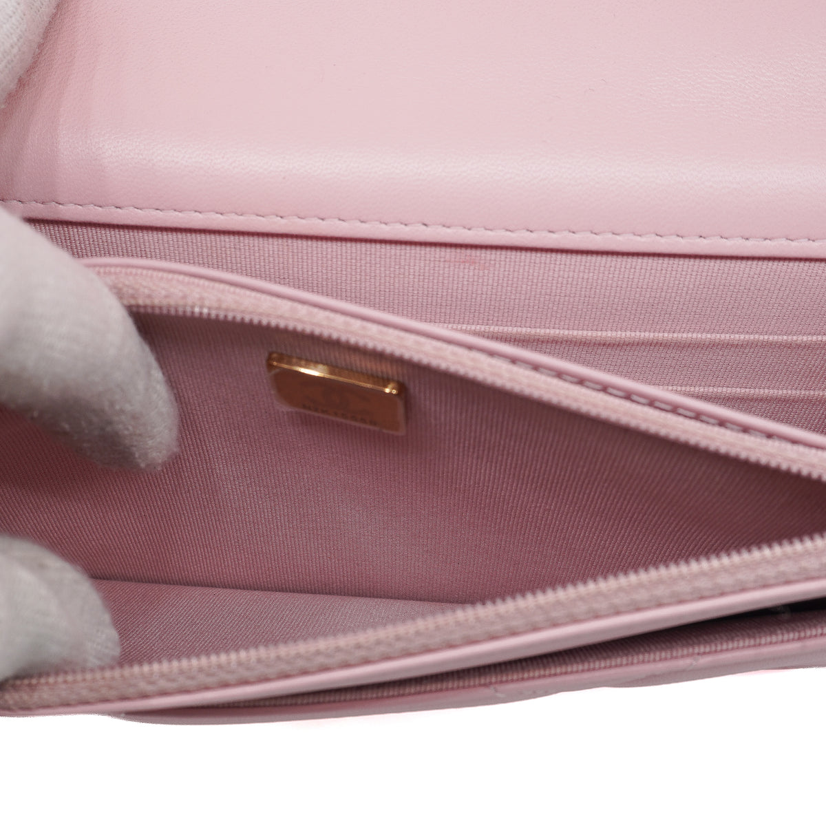 Chanel 19 Wallet on Chain Lambskin Baby Pink