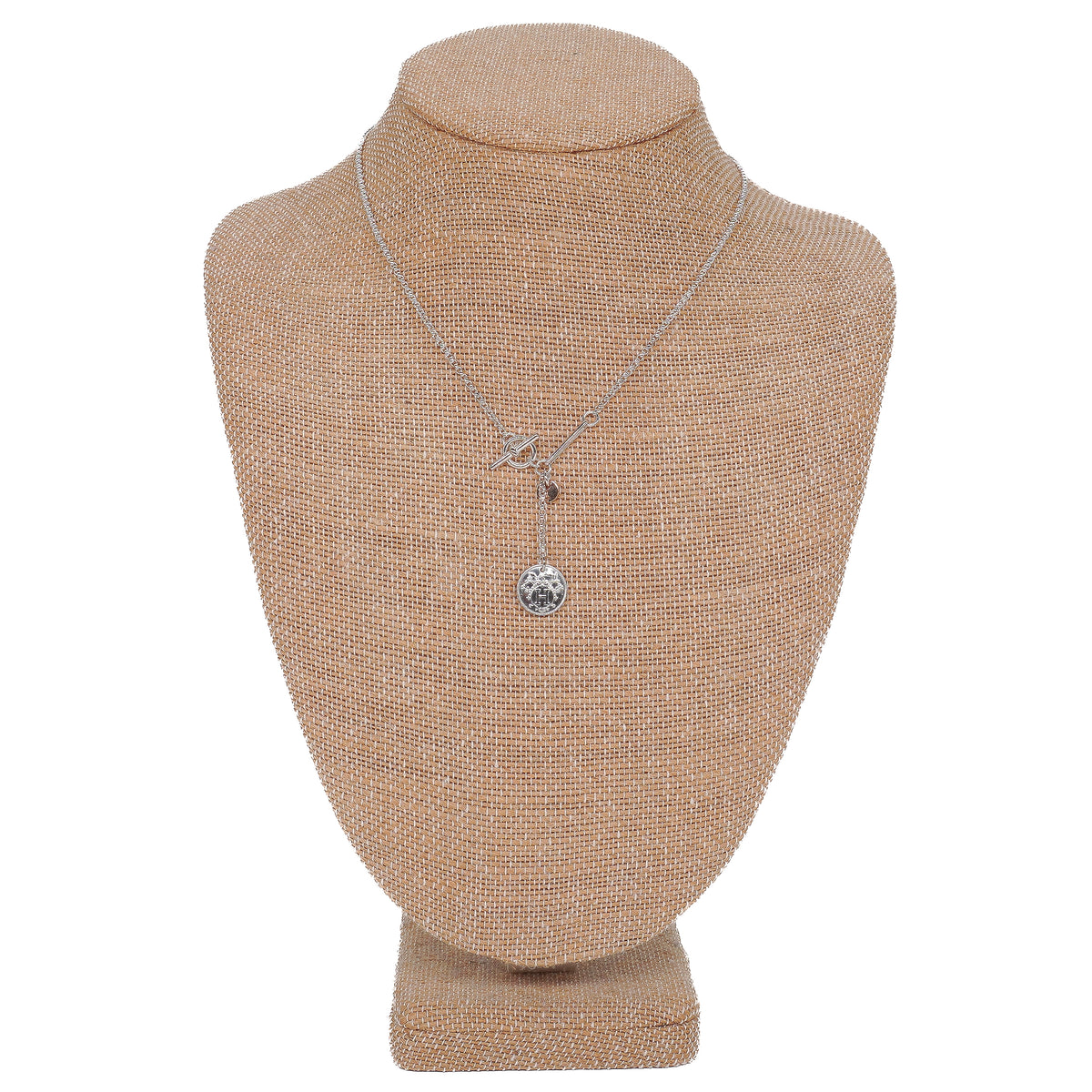Hermes Ex-Libris Pendant Necklace