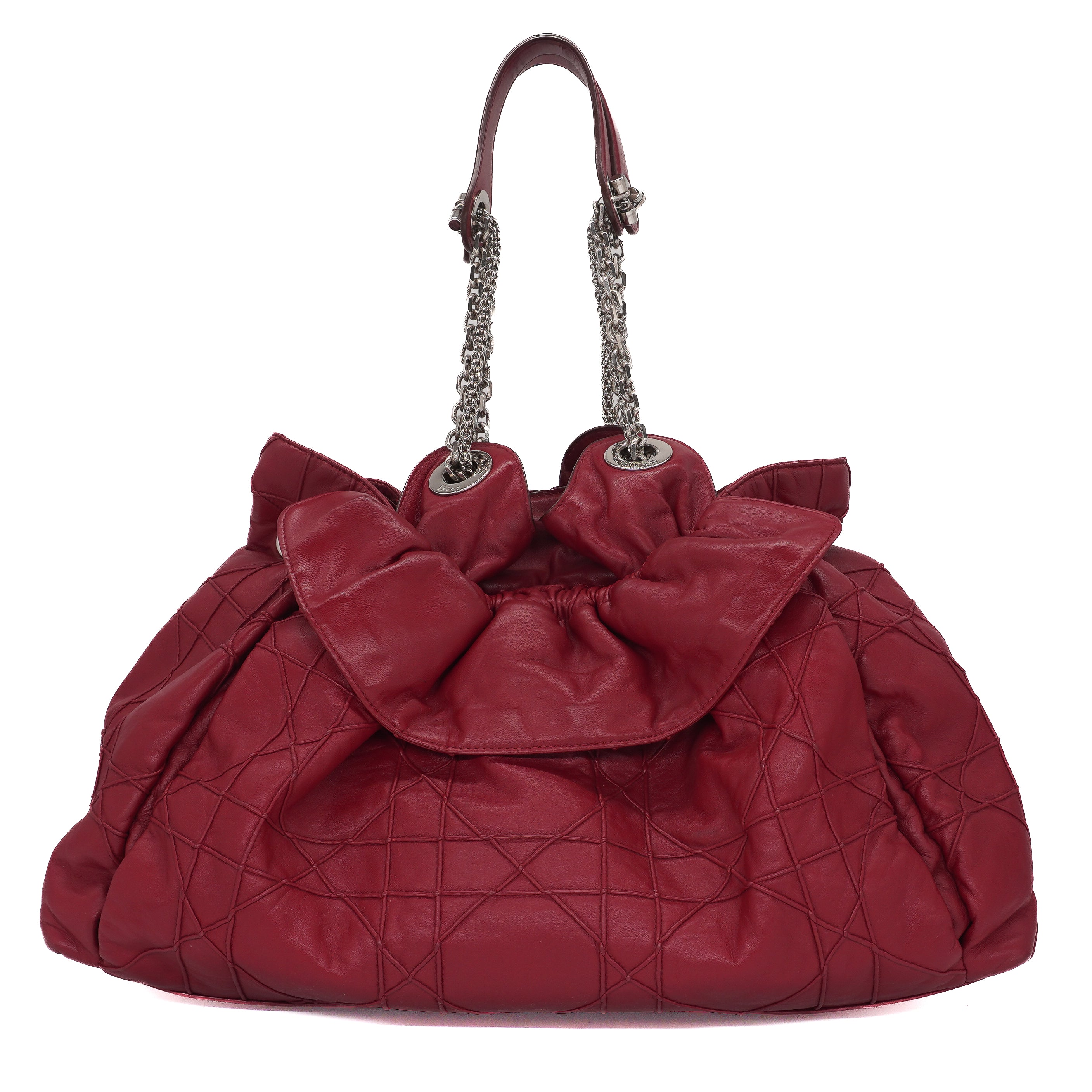 Christian Dior Lambskin Cannage Le Trente Hobo