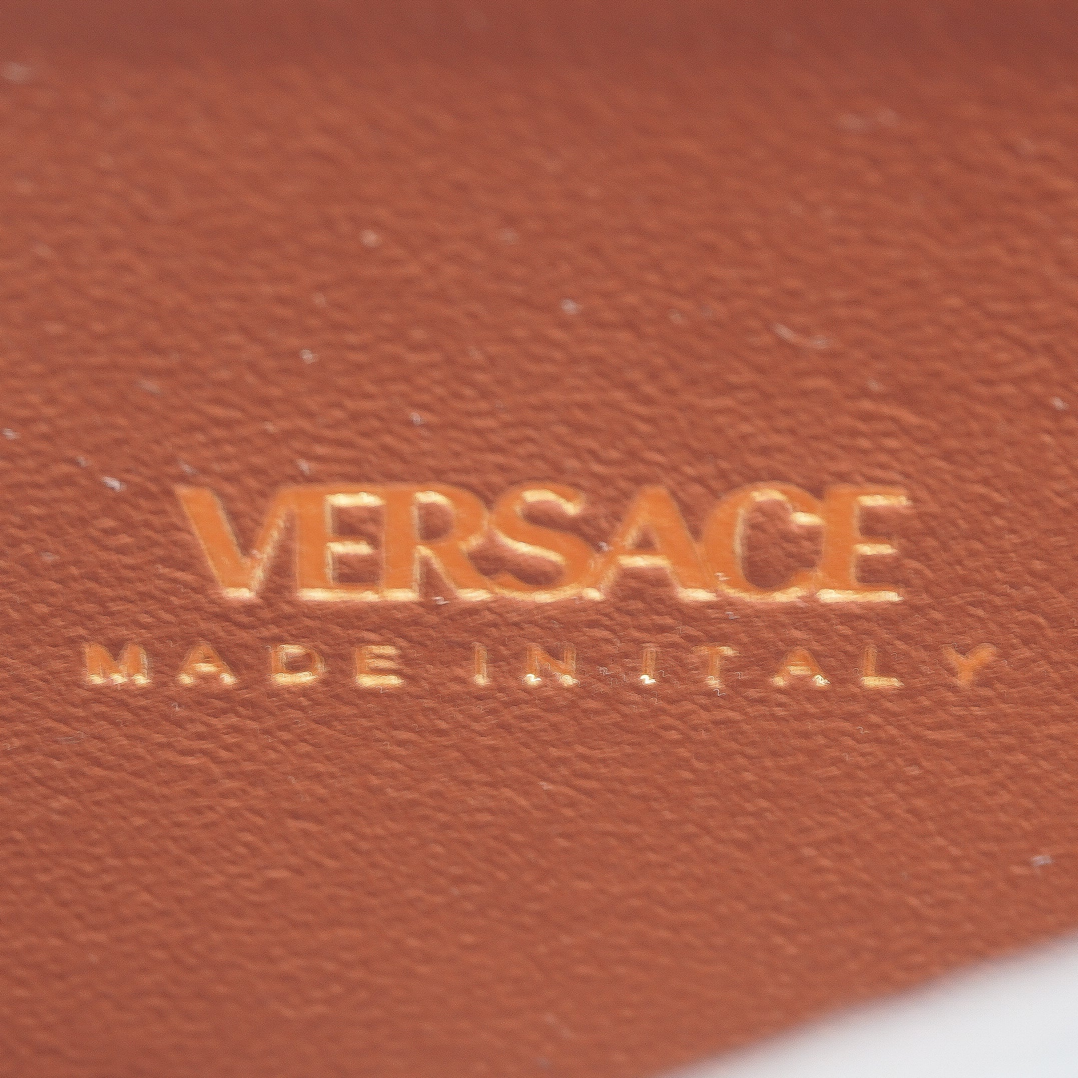 Versace Denim La Medusa Chain Shoulder Bag