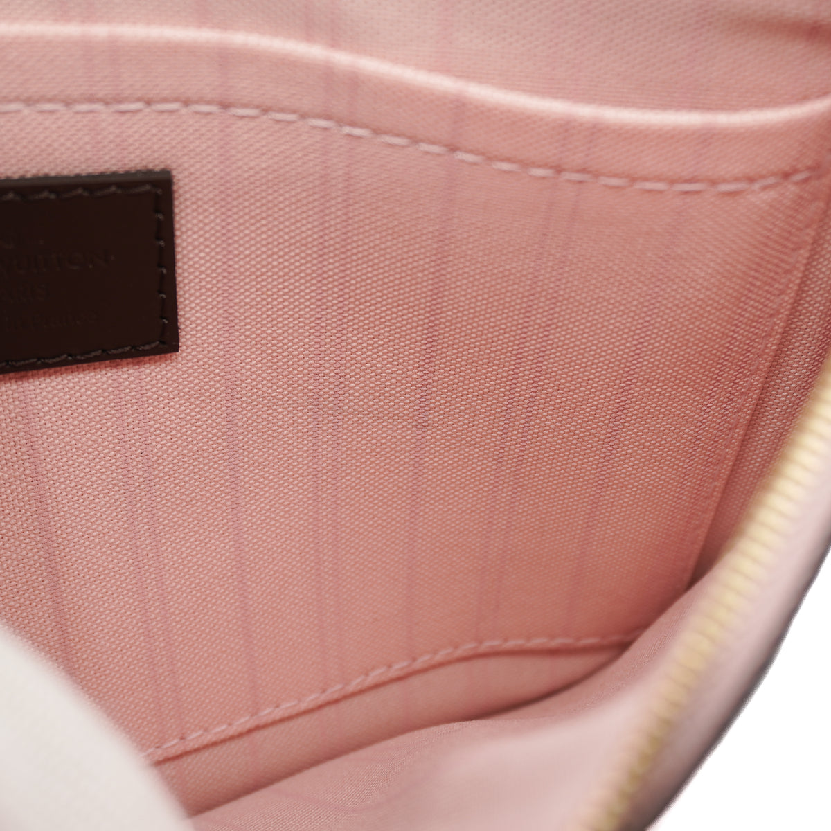 Louis Vuitton Neverfull Pochette Damier Ebene