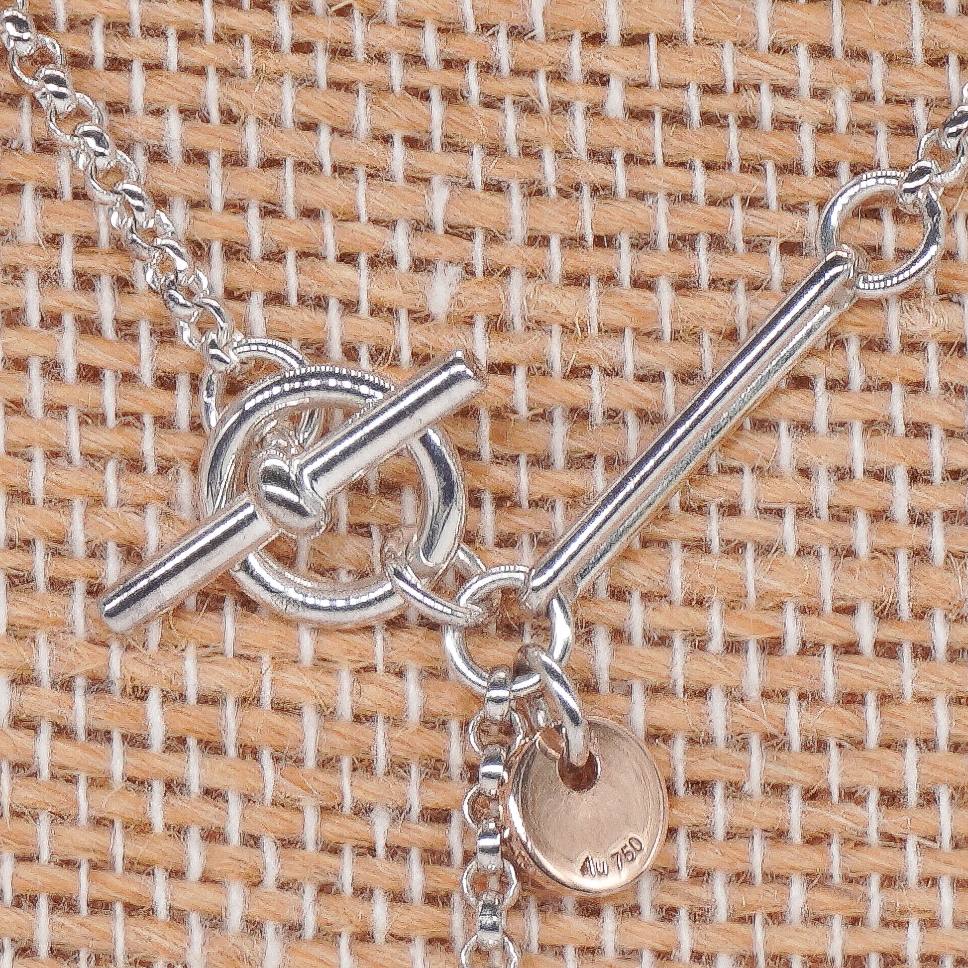 Hermes Ex-Libris Pendant Necklace