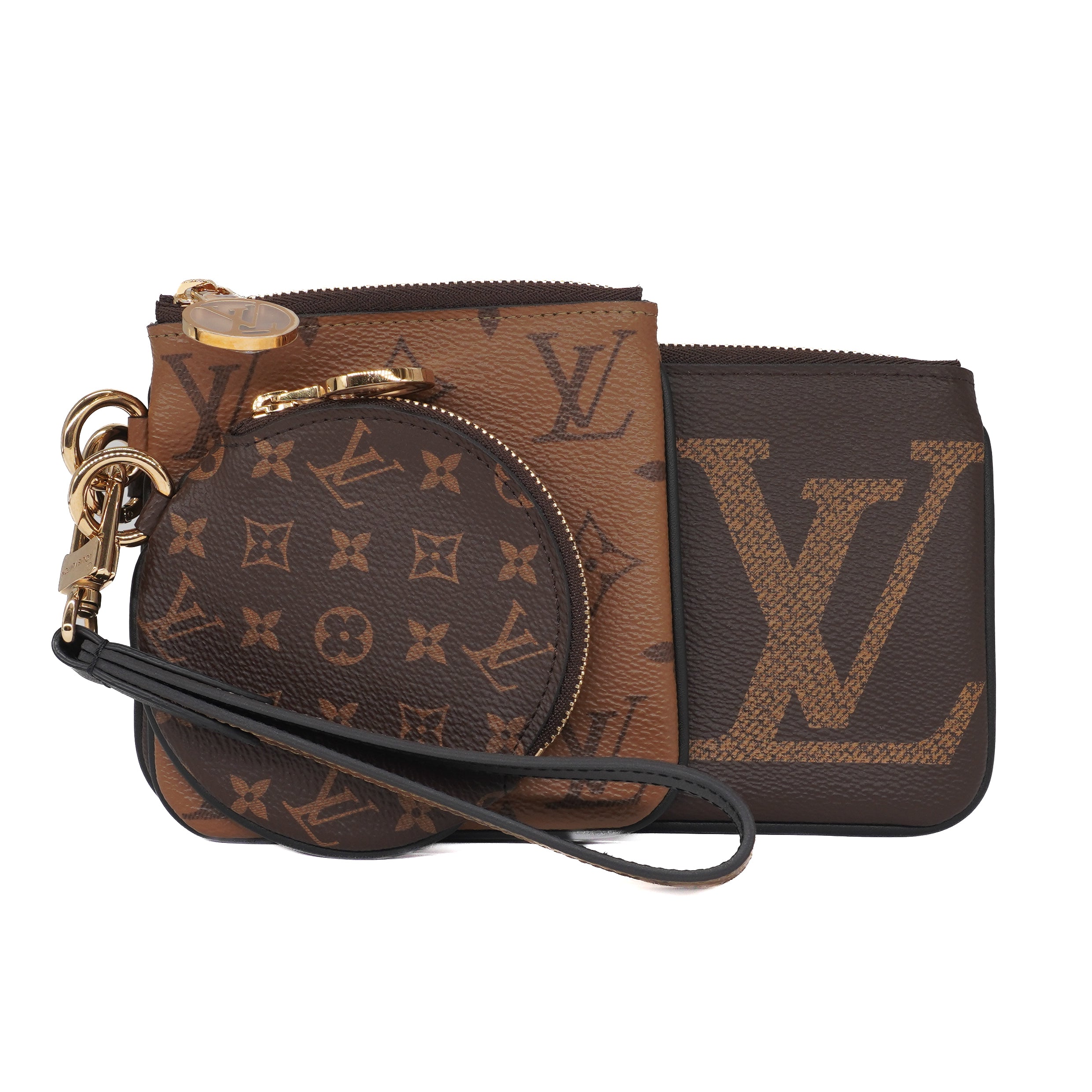 Louis Vuitton Reverse Monogram Giant Trio Pouch