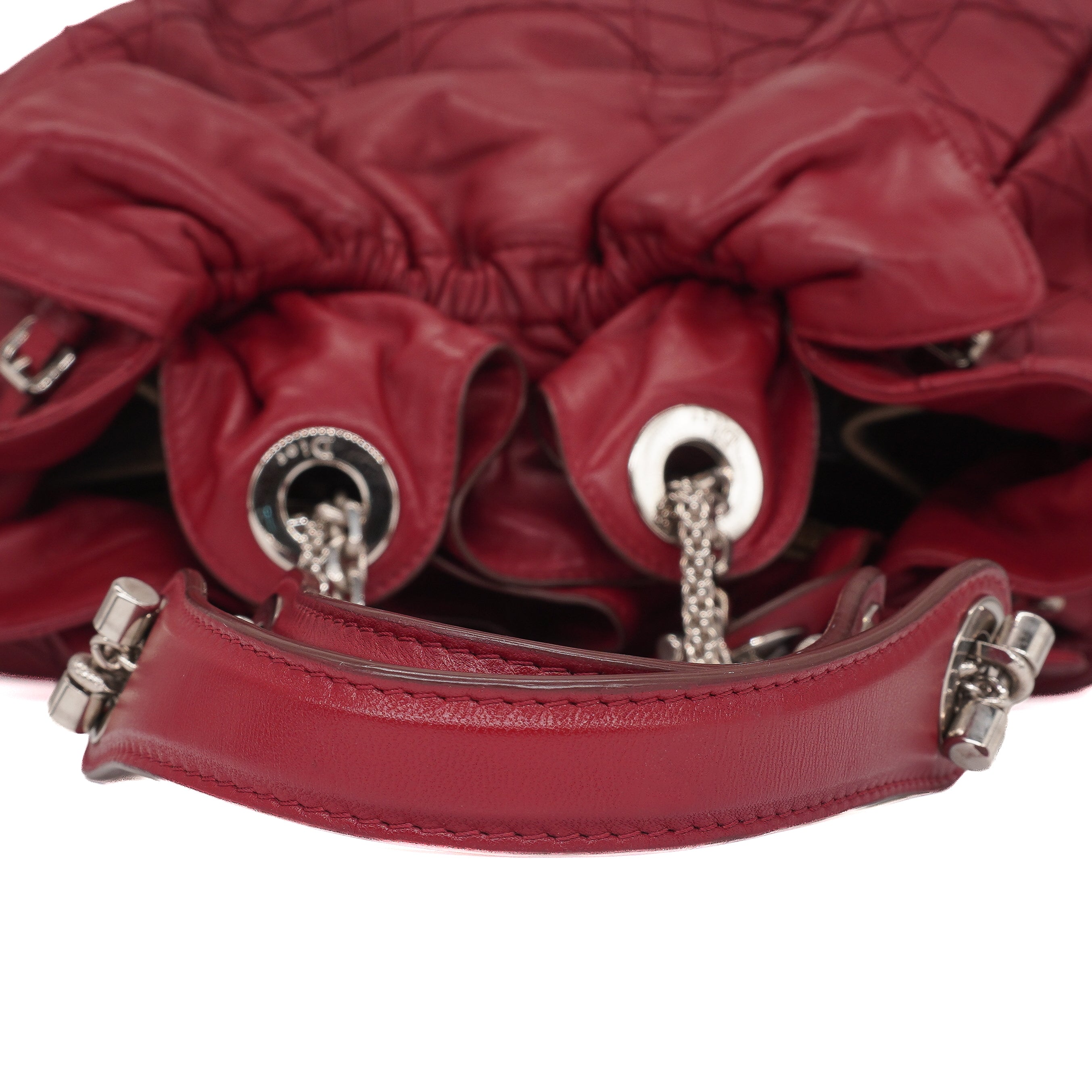 Christian Dior Lambskin Cannage Le Trente Hobo
