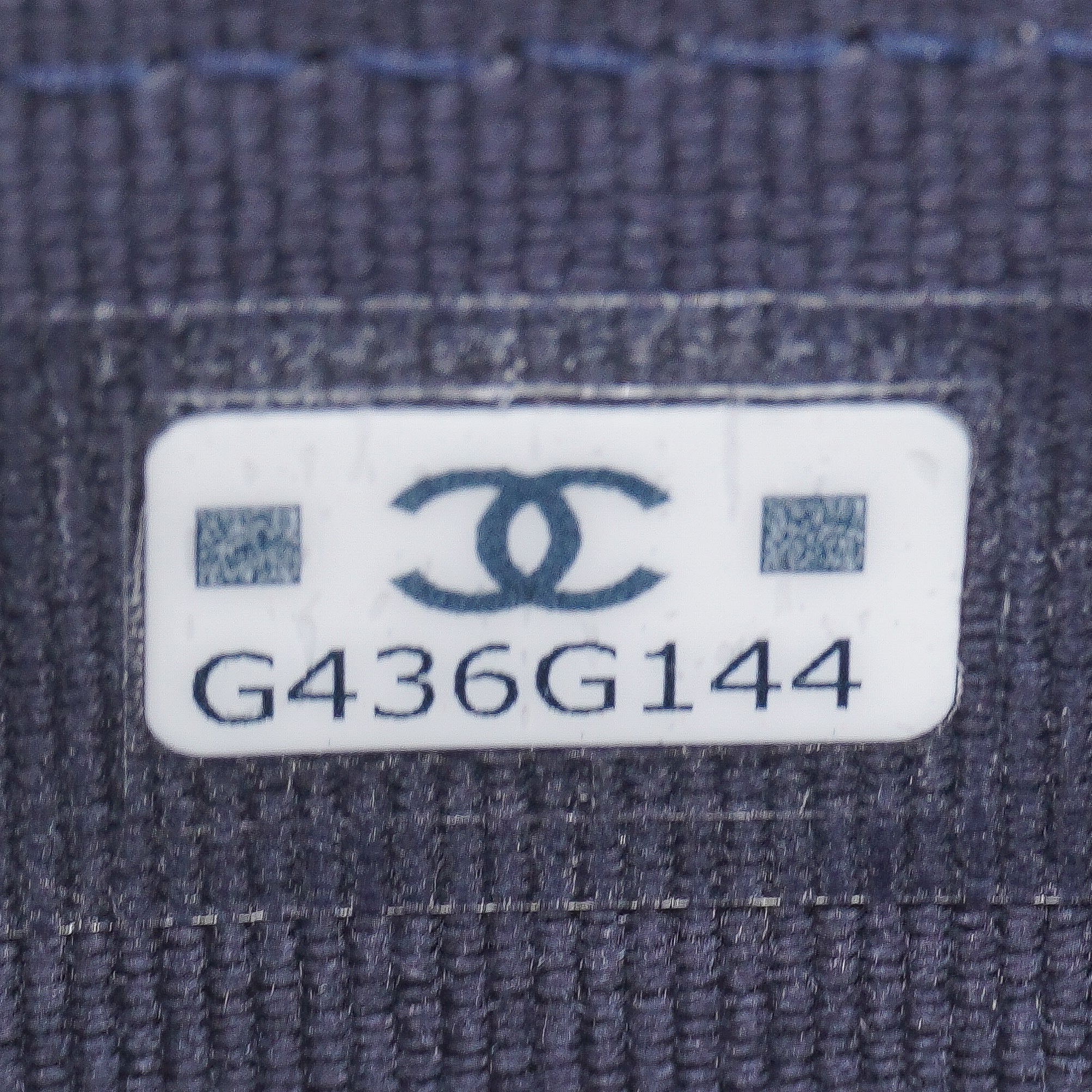Chanel Denim Flap Card Holder