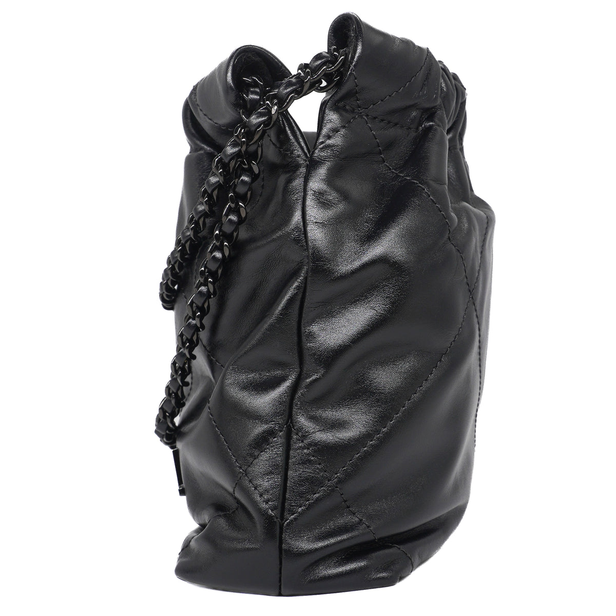 Chanel 22 Mini Shiny Calfskin So Black
