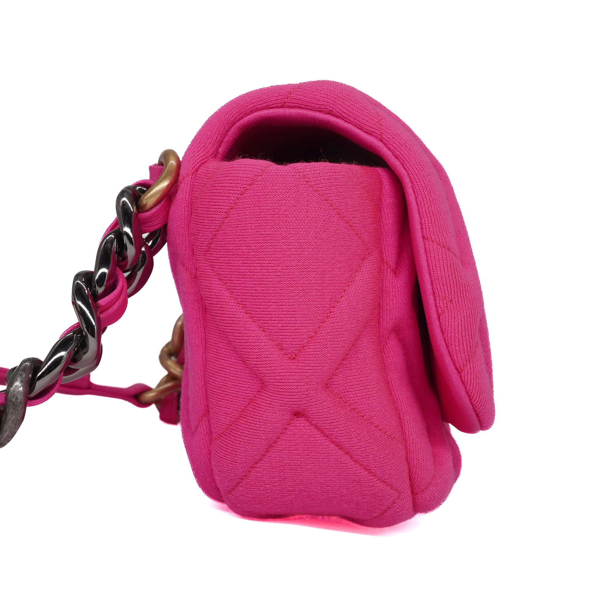 Chanel Jersey Quilted Chanel 19 Waist Bag
