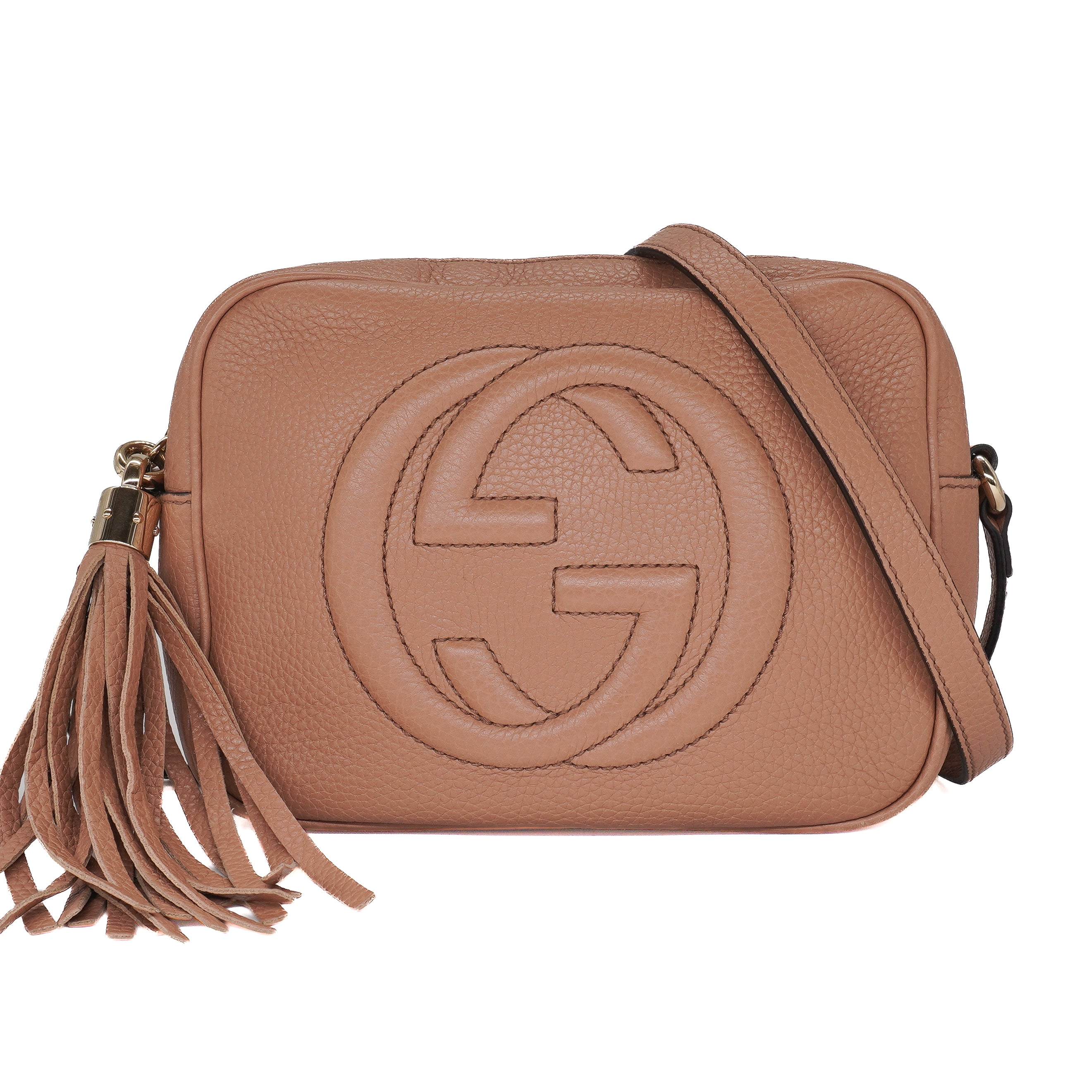 Gucci Pebbled Calfskin Soho Disco Camera Bag