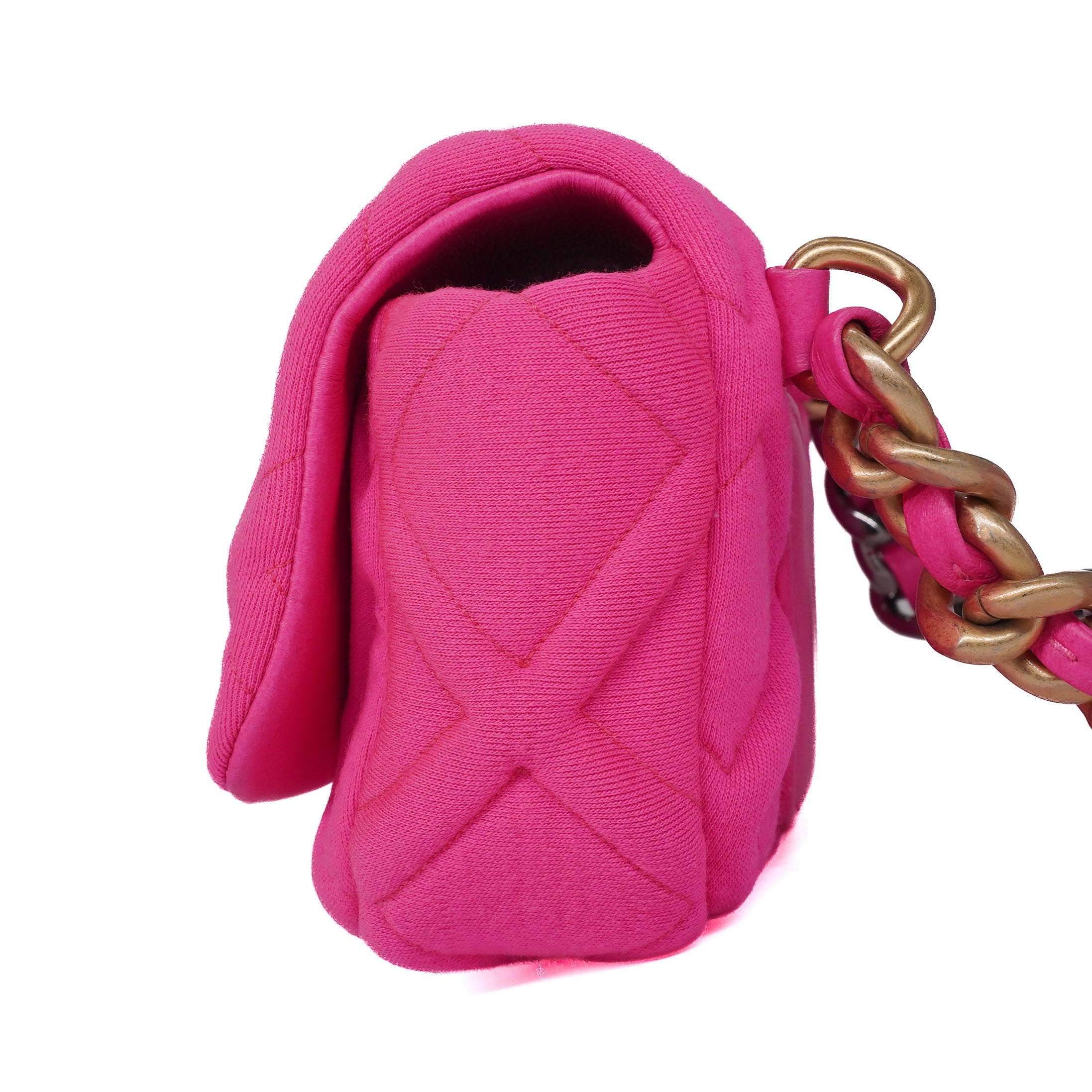 Chanel Jersey Quilted Chanel 19 Waist Bag