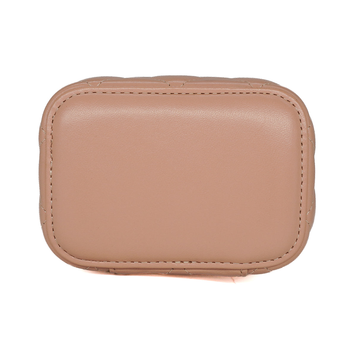 Chanel Mini Vanity Case with Chain Lambskin Beige