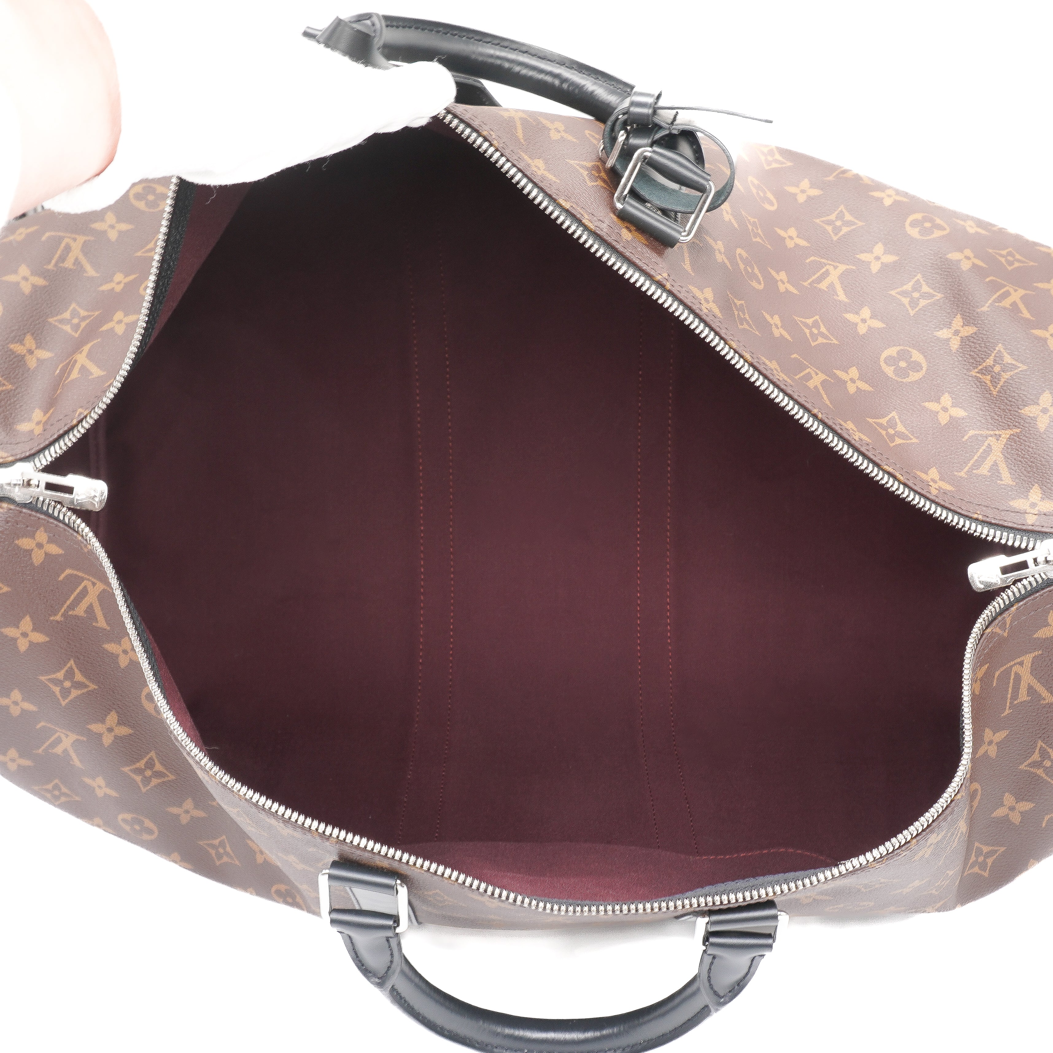 Louis Vuitton Macassar Keepall 55 Bandouliere