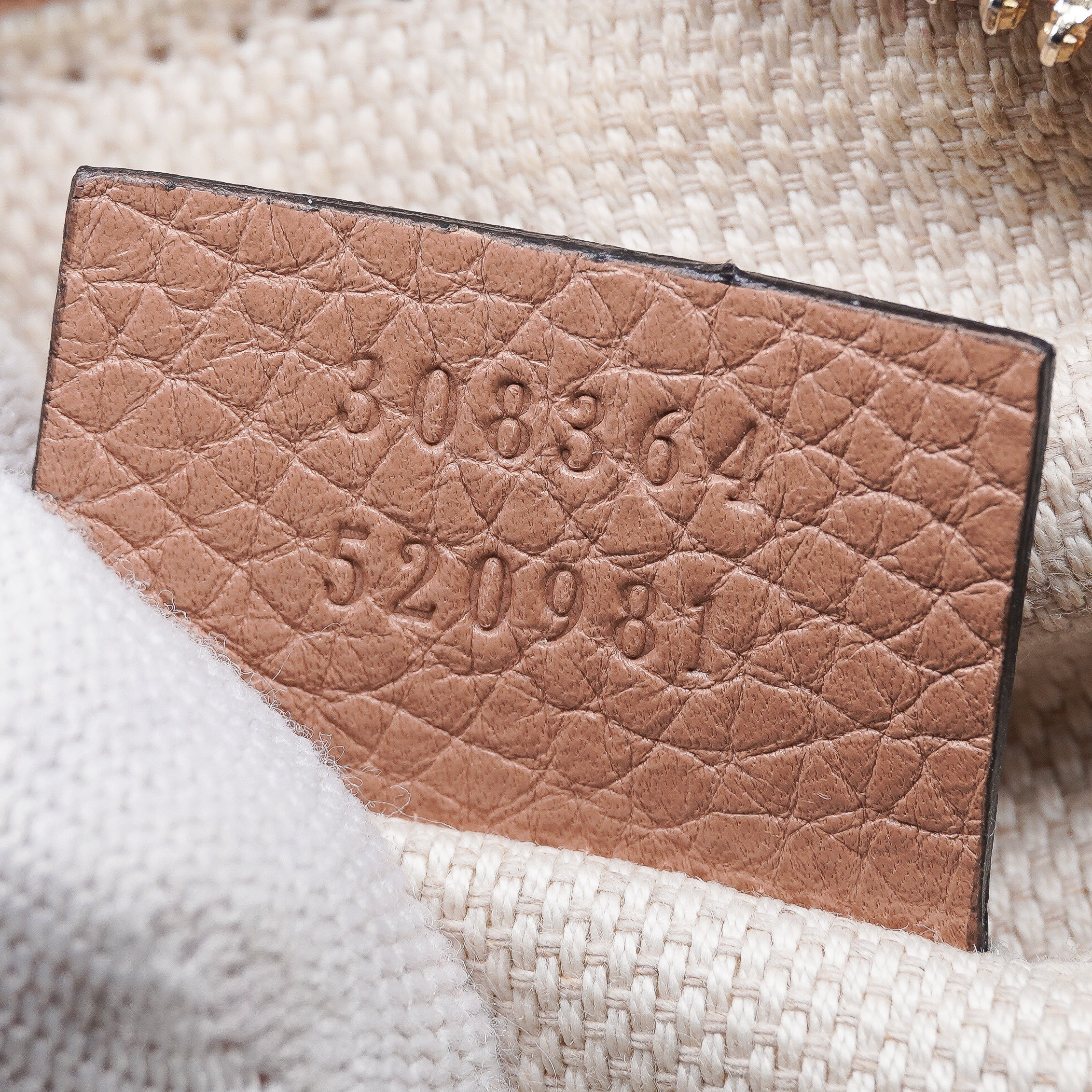 Gucci Pebbled Calfskin Soho Disco Camera Bag