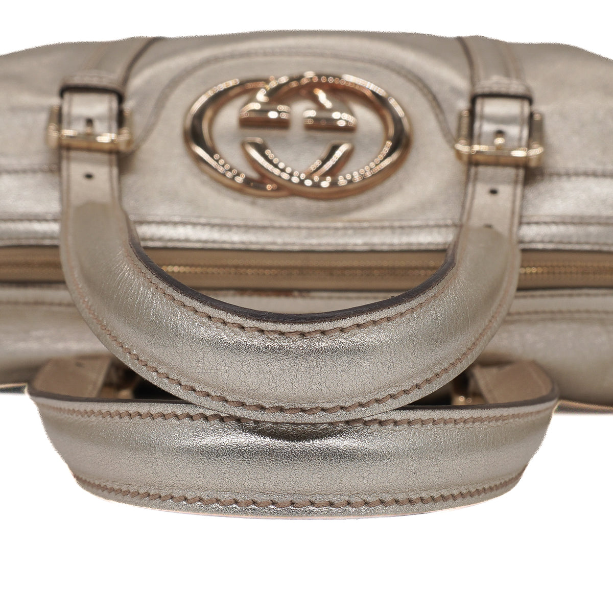 Gucci Metallic Britt Tote