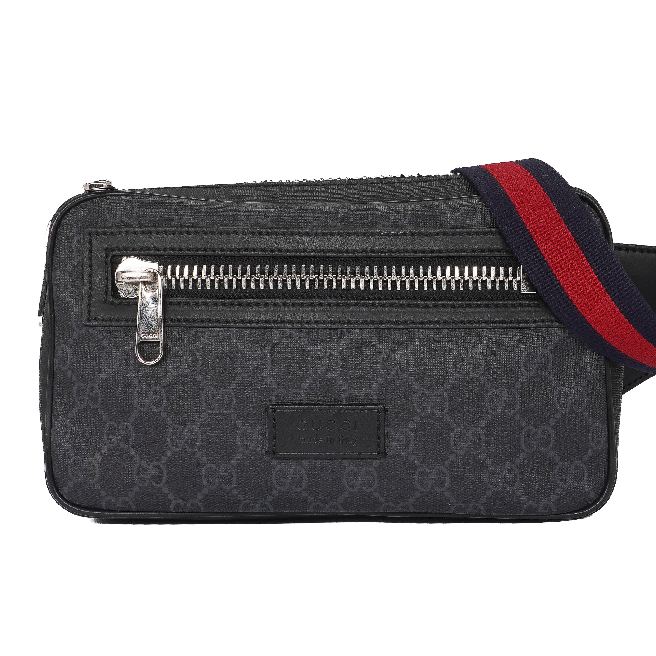 Gucci GG Supreme Monogram Web Belt Bag