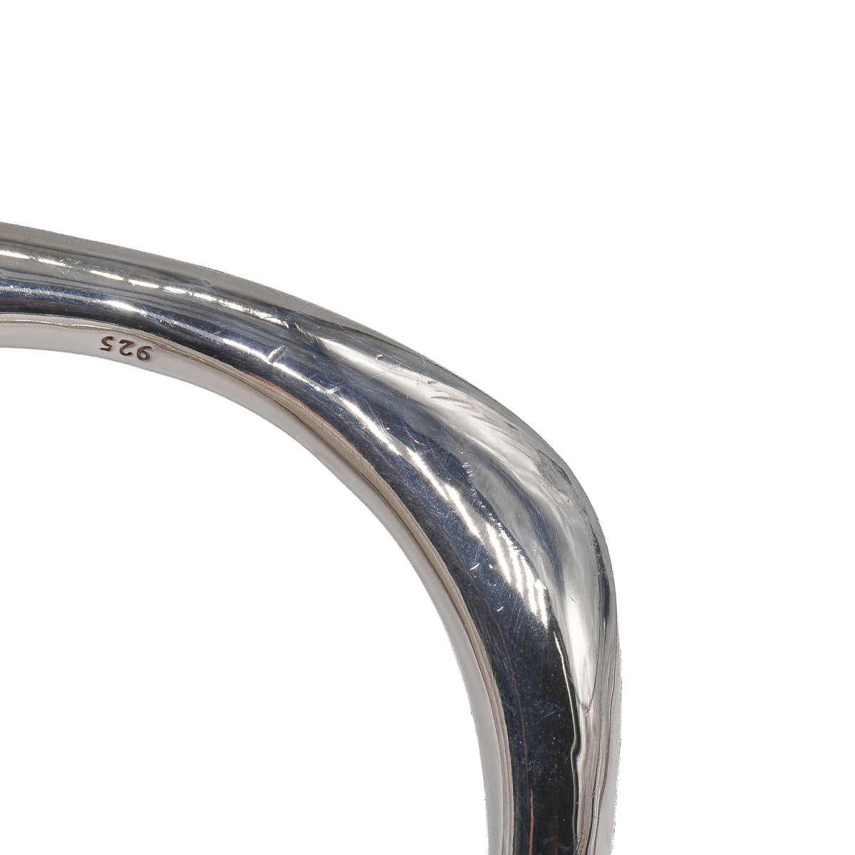 Tiffany & Co. Square Cushion Bangle Sterling Silver