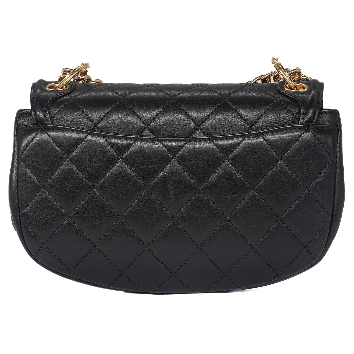 Chanel Underline Small Flap Bag Calfskin Black