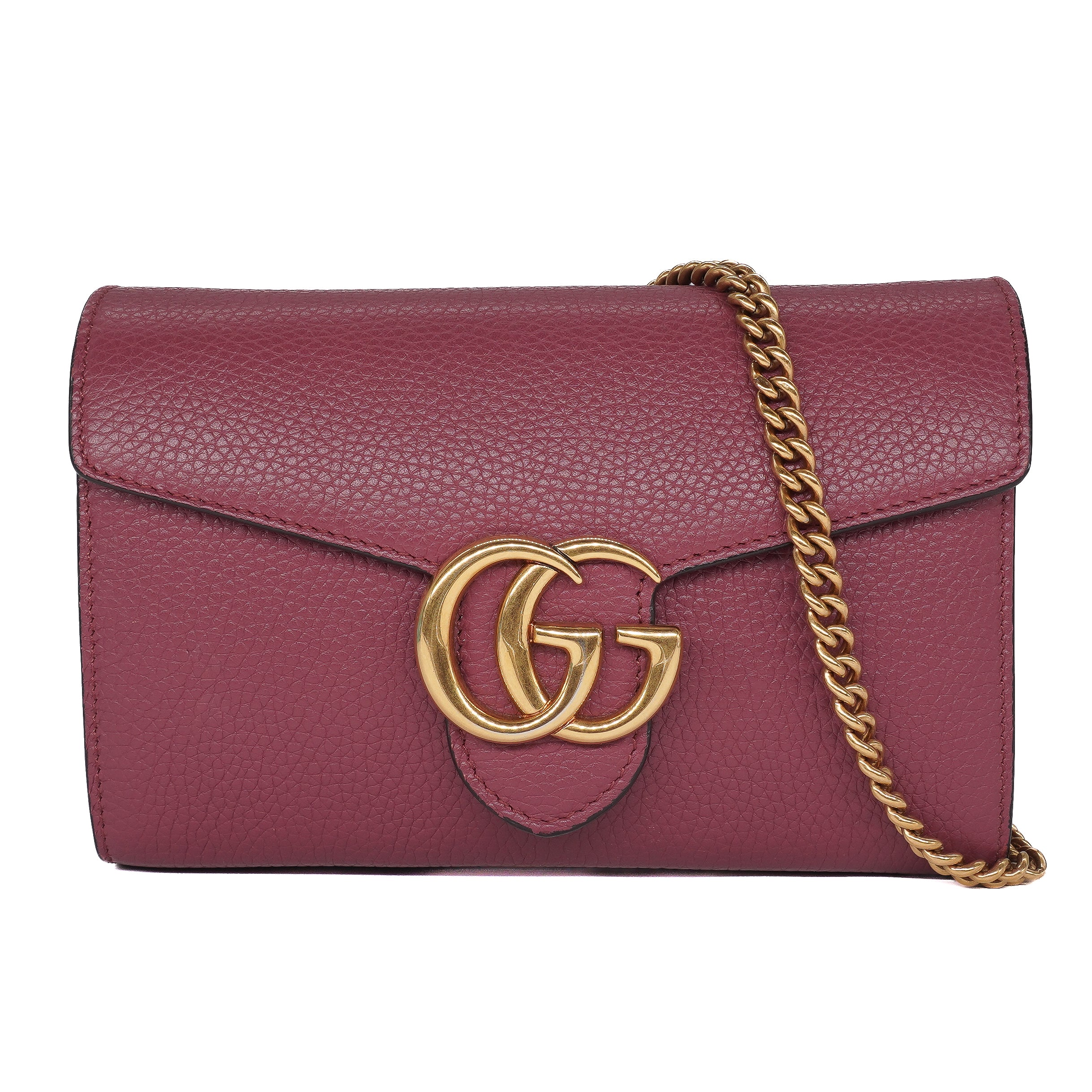 Gucci Calfskin Chain Wallet