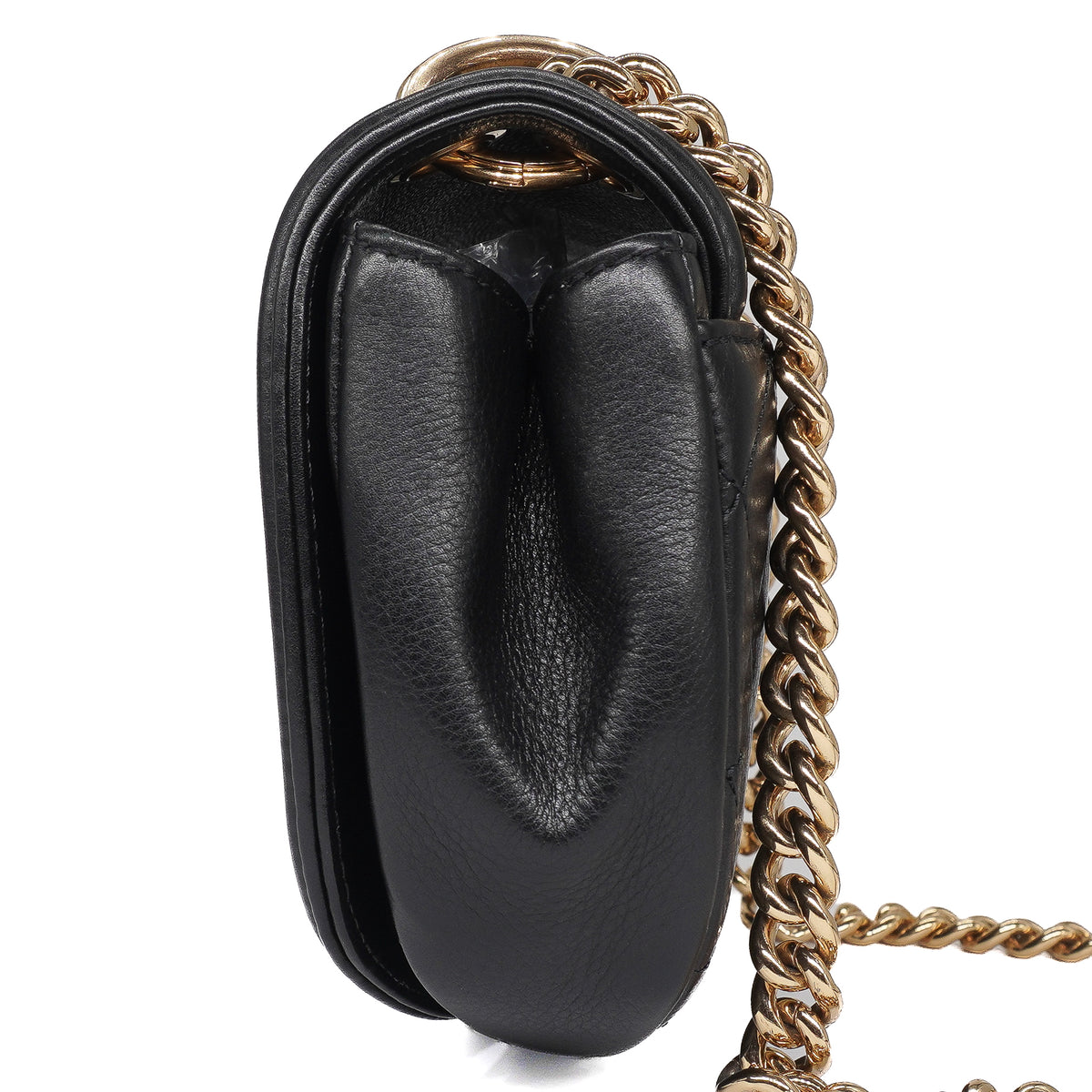 Chanel Underline Small Flap Bag Calfskin Black