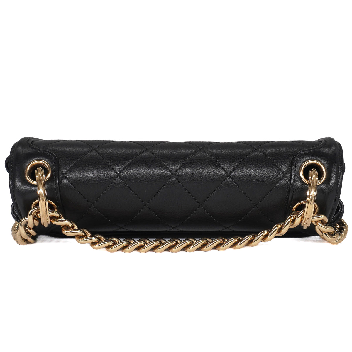 Chanel Underline Small Flap Bag Calfskin Black