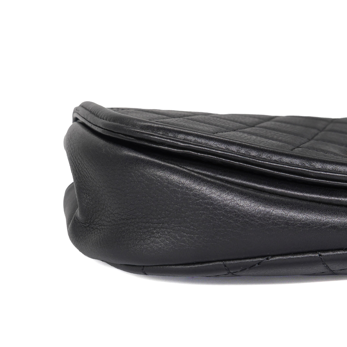 Chanel Underline Small Flap Bag Calfskin Black