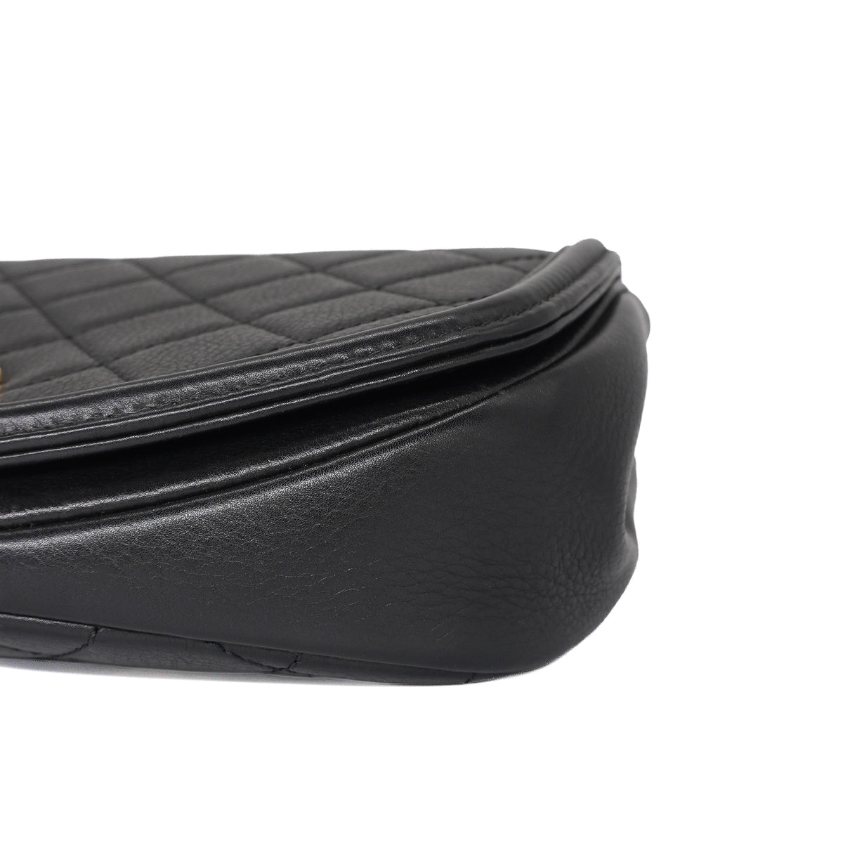 Chanel Underline Small Flap Bag Calfskin Black