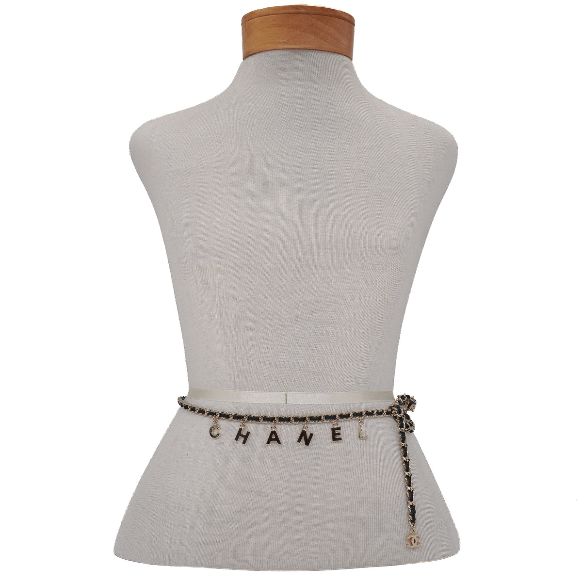 Chanel Braided Logo Belt
