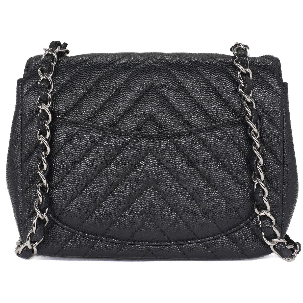 Chanel Mini Square Flap Caviar Black