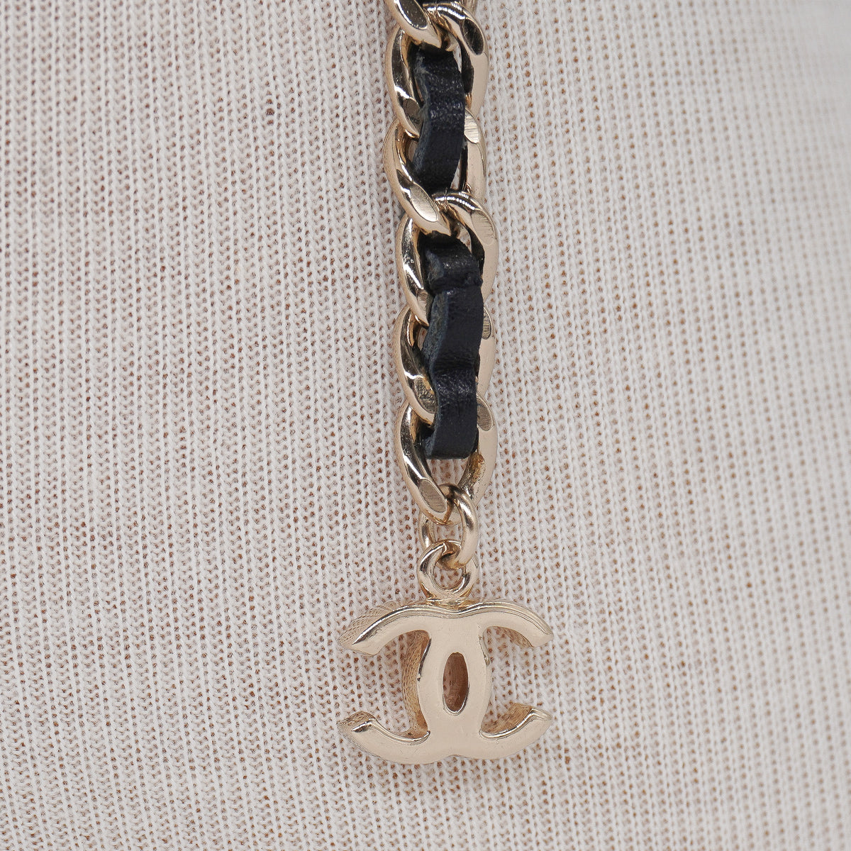 Chanel Braided Logo Belt