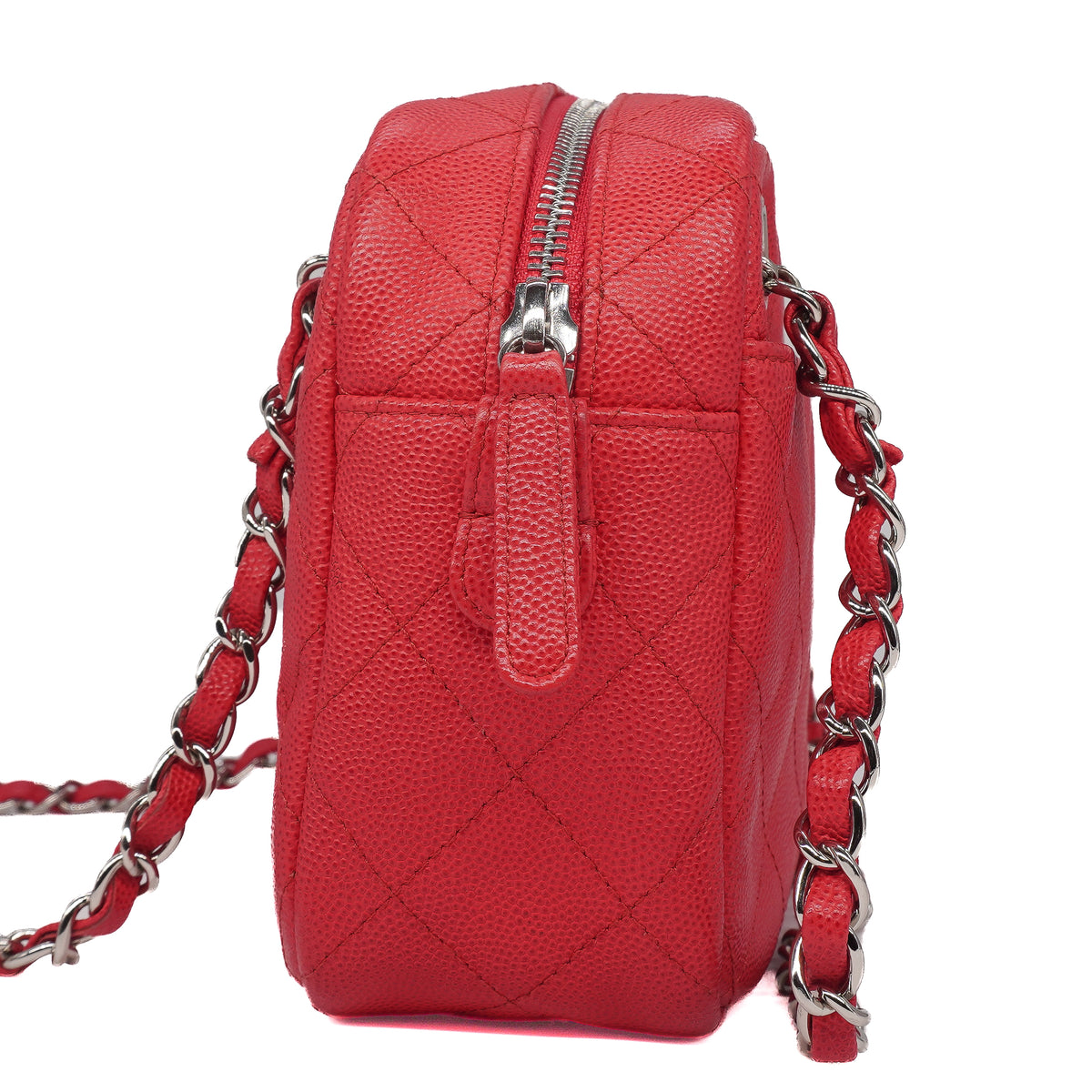 Chanel CC Camera Bag Quilted Caviar