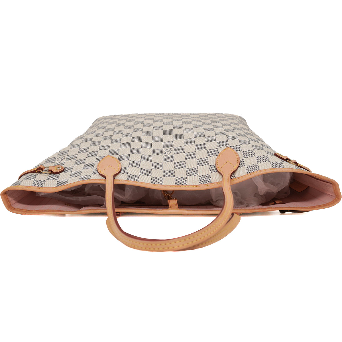 Louis Vuitton Neverfull MM Damier Azur Rose Ballerina